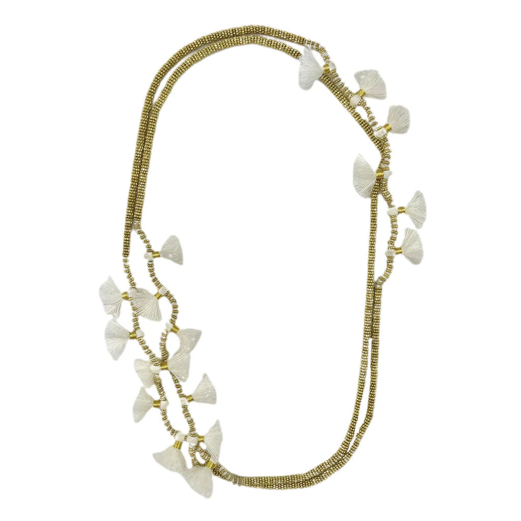Krisha Tassel Necklace - Image 2
