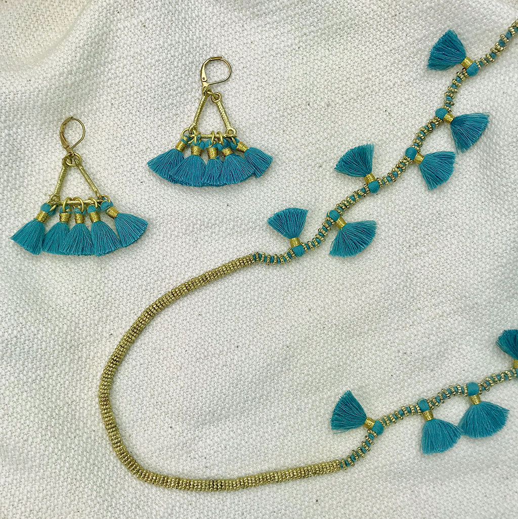 Krisha Tassel Necklace - Image 4