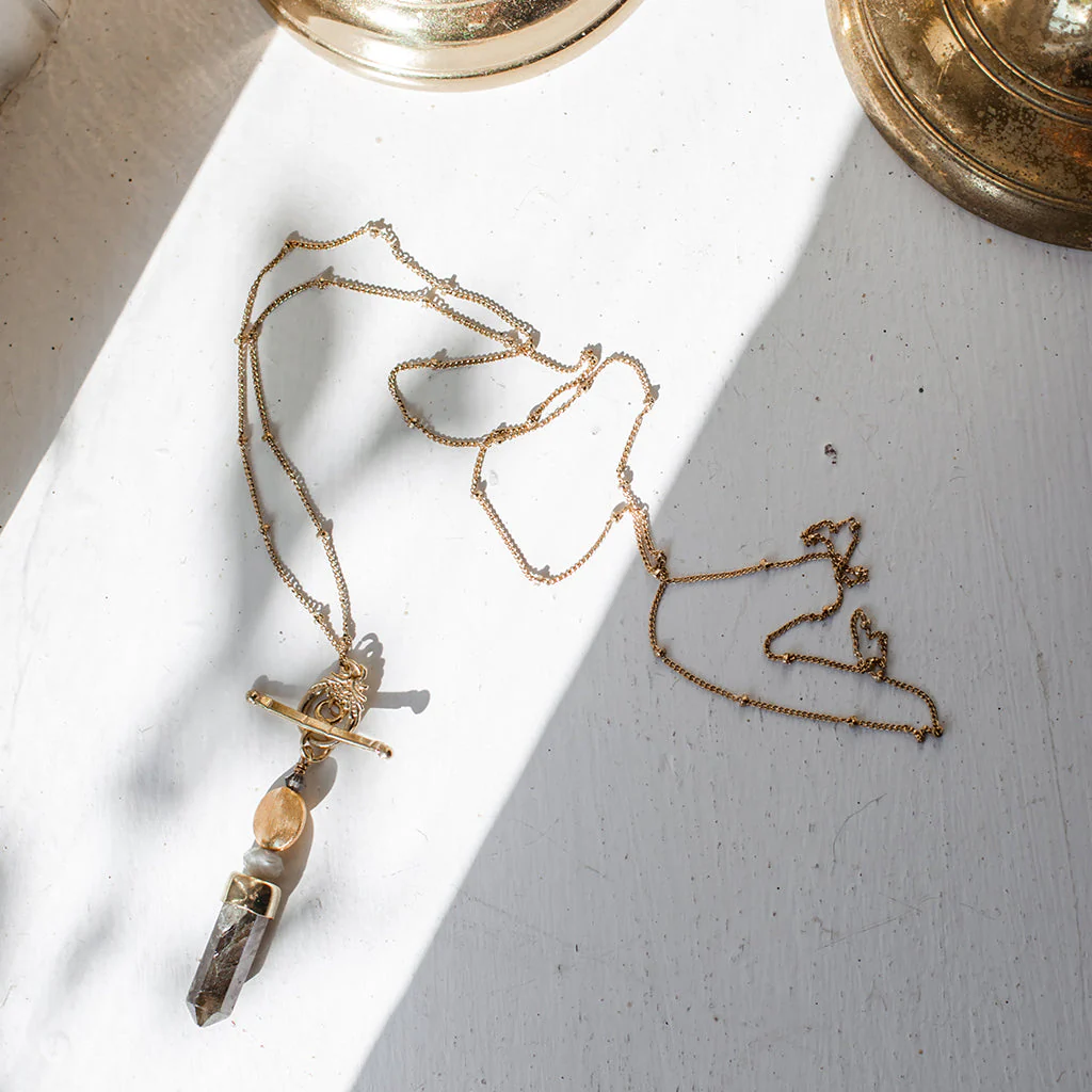 Labradorite Lariat Necklace - Image 2