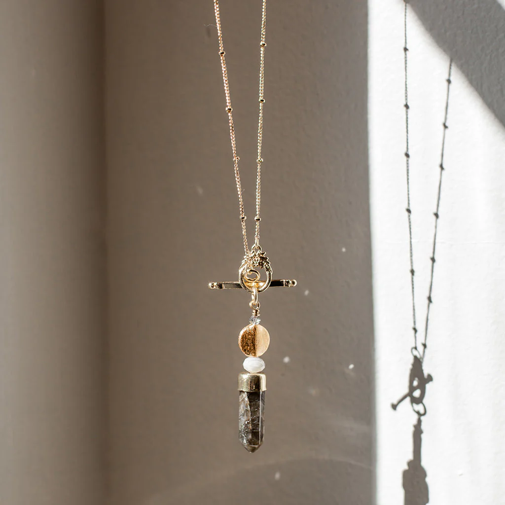 Labradorite Lariat Necklace - Image 5