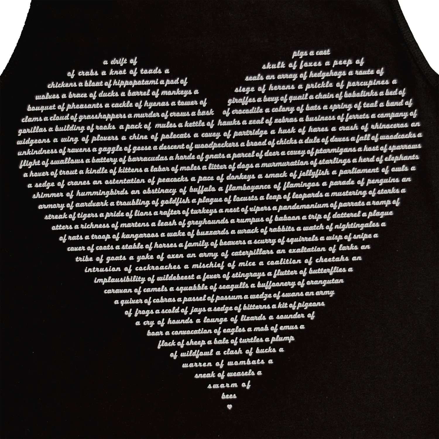 Ladies Animal Lover Tank T-shirt Dress With Pockets - Black - Image 3