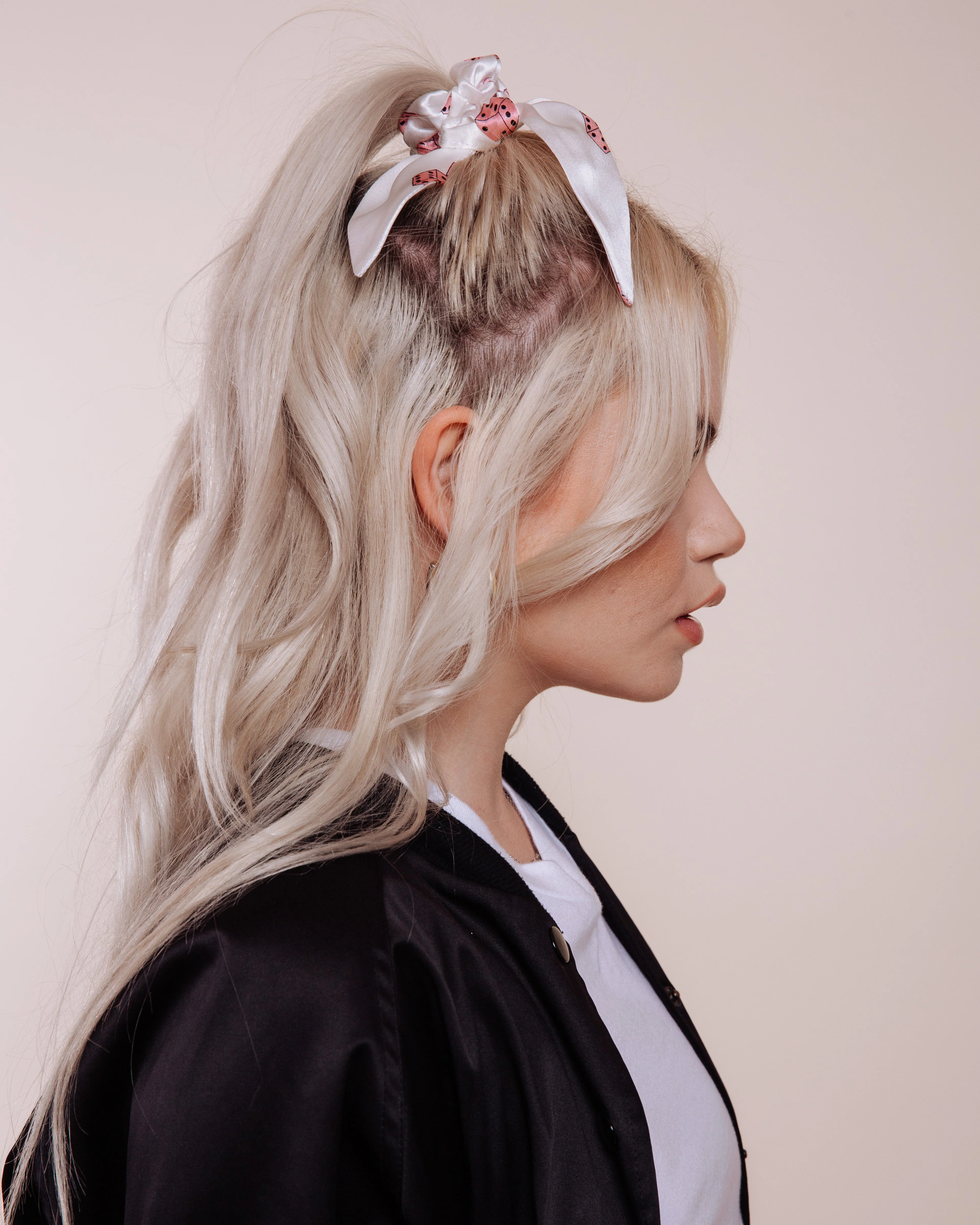 Lady Luck: Pink - Scrunchie Tie - Image 3