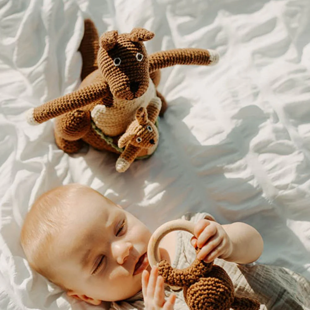 Large Animal Kangaroo with Kid - Image 2