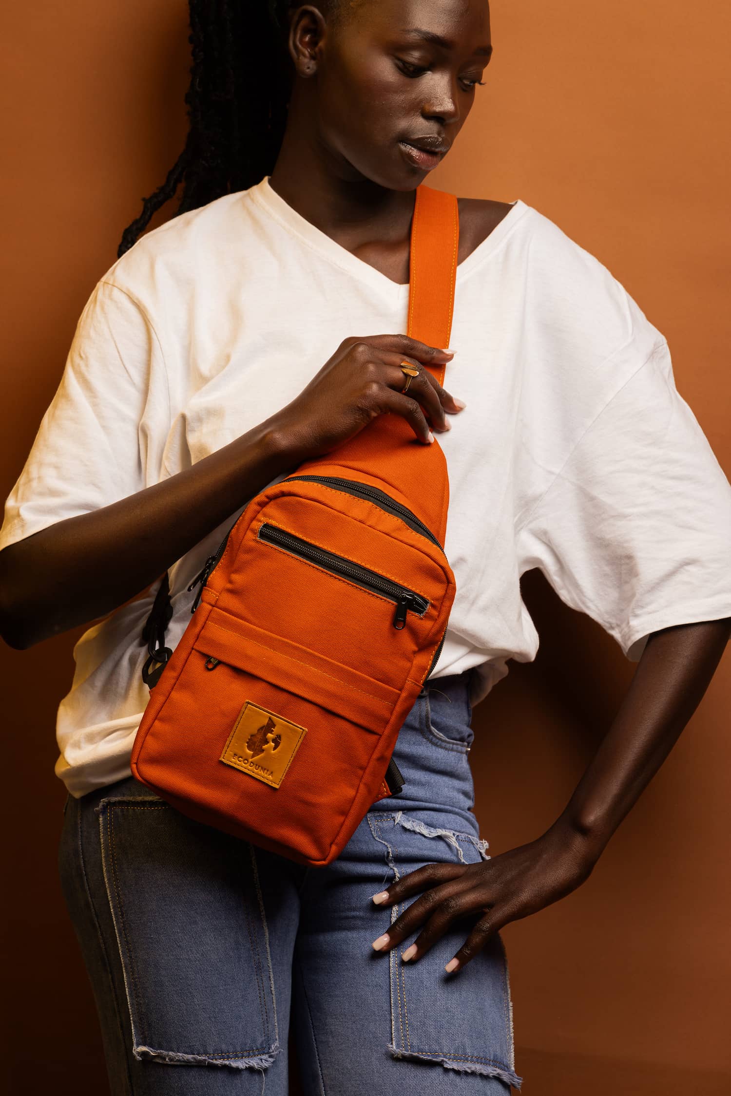 Large Canvas Crossbody Sling Bag for Men & Women | Umoja - Image 19