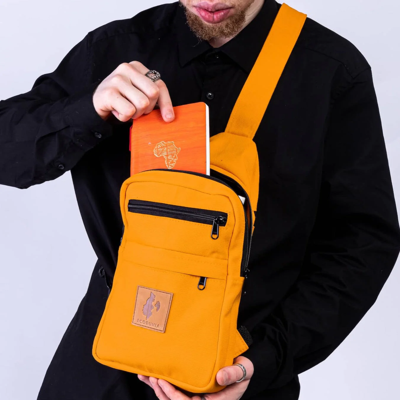 Large Canvas Crossbody Sling Bag for Men & Women | Umoja - Image 24