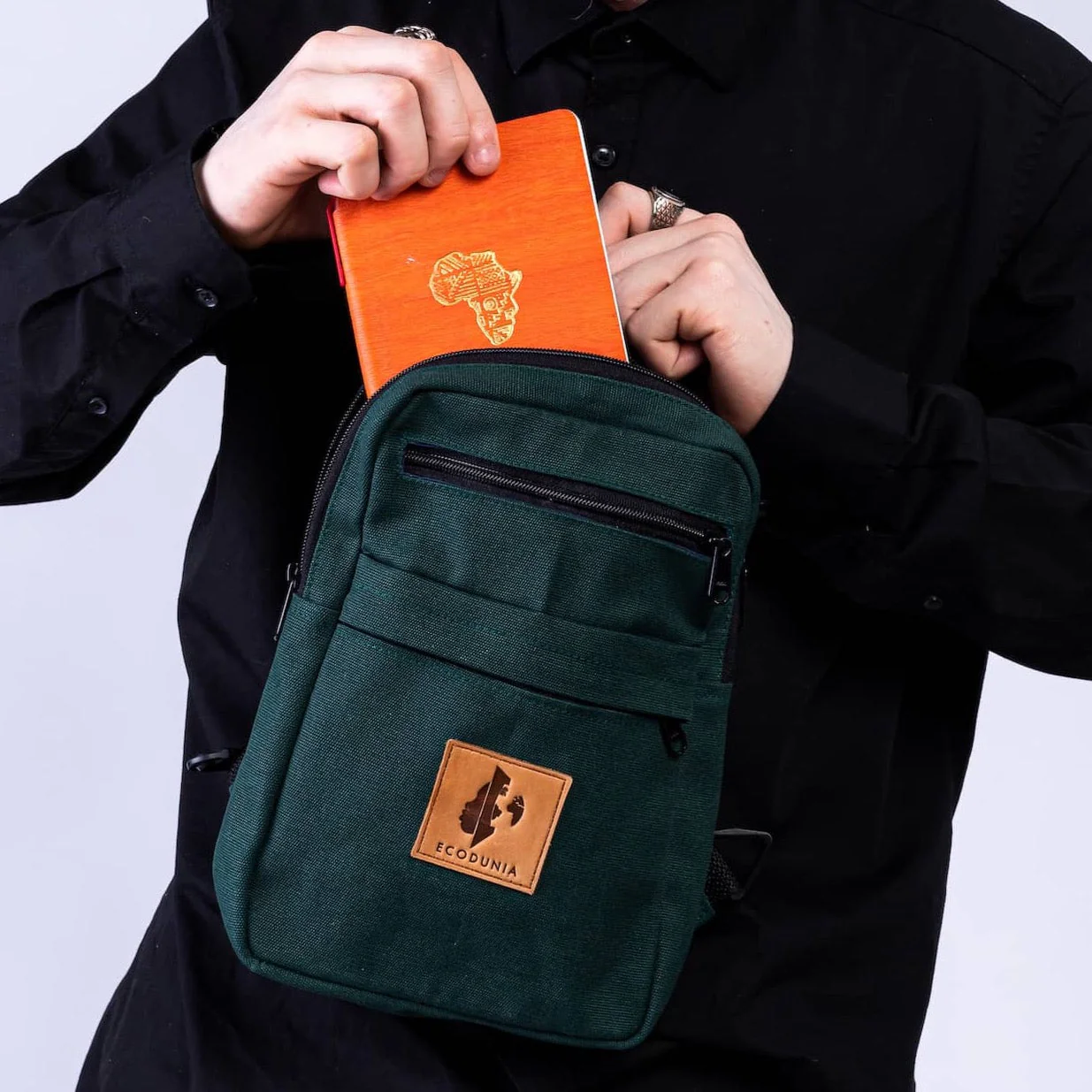 Large Canvas Crossbody Sling Bag for Men & Women | Umoja - Image 5