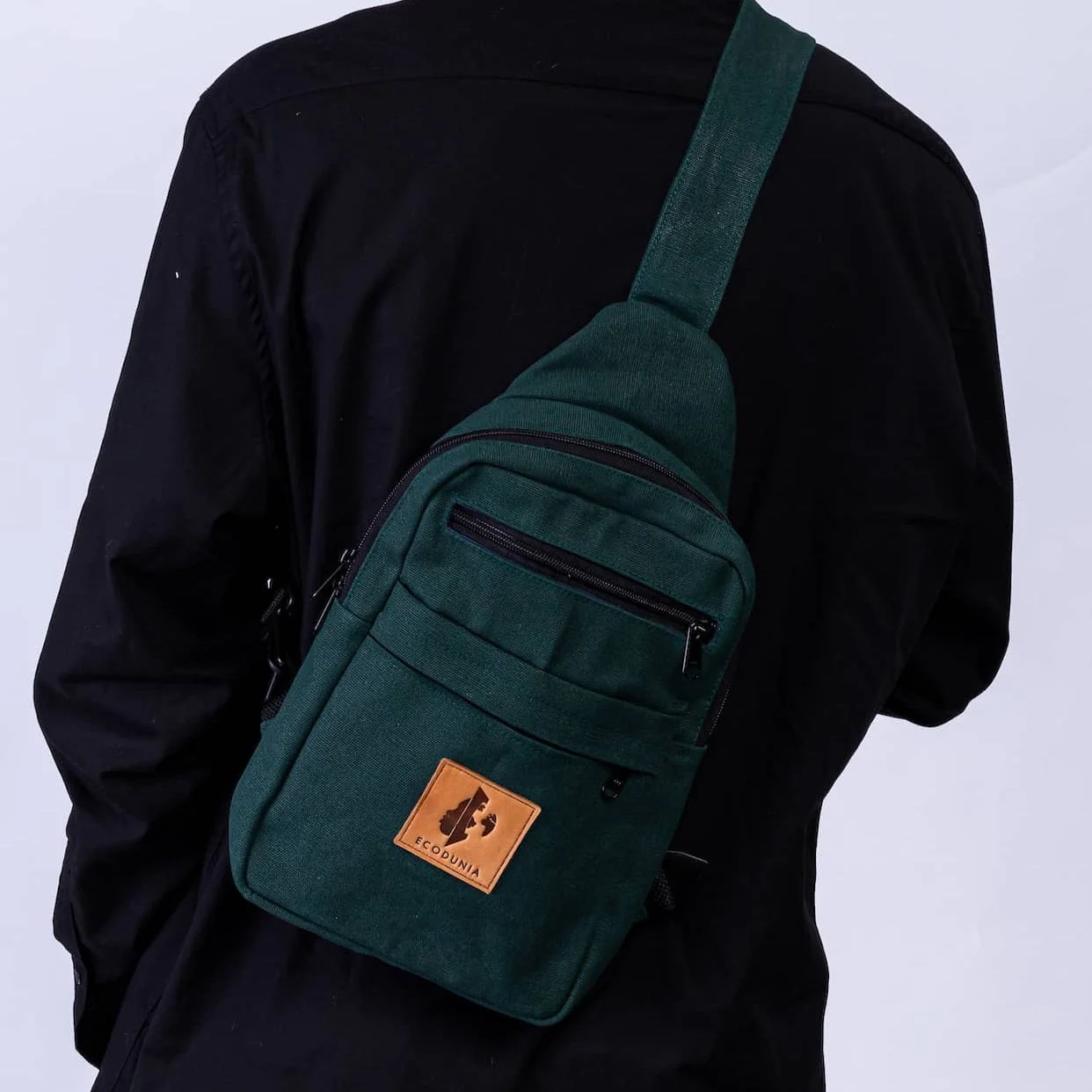 Large Canvas Crossbody Sling Bag for Men & Women | Umoja - Image 6