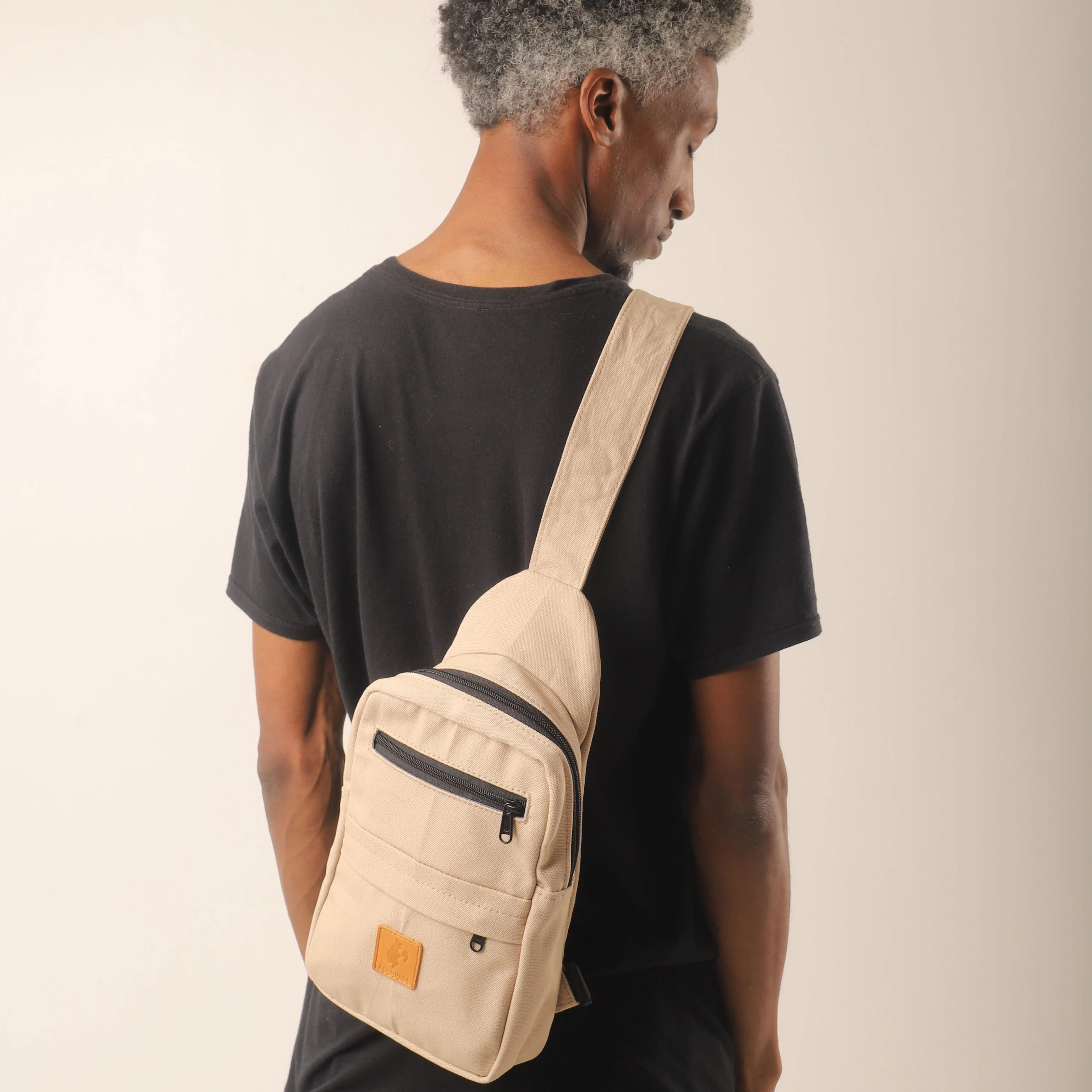 Large Canvas Crossbody Sling Bag for Men & Women | Umoja - Image 8