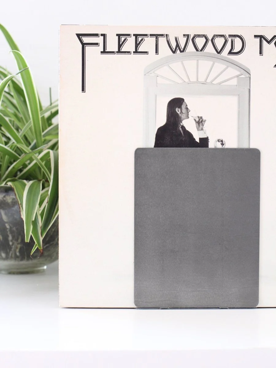 Large Metal Bookend for Vinyl Records - Image 3