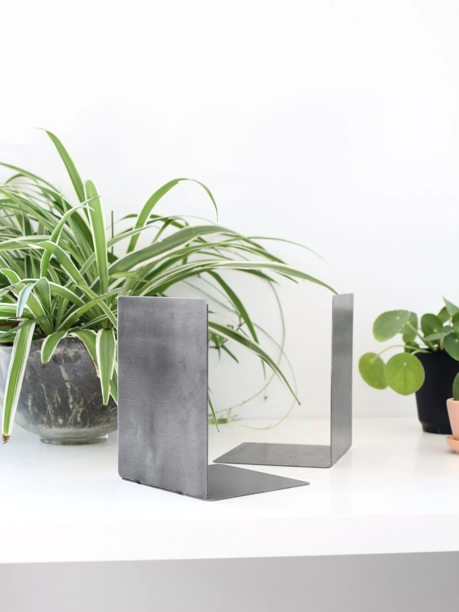 Large Metal Bookend for Vinyl Records - Image 6