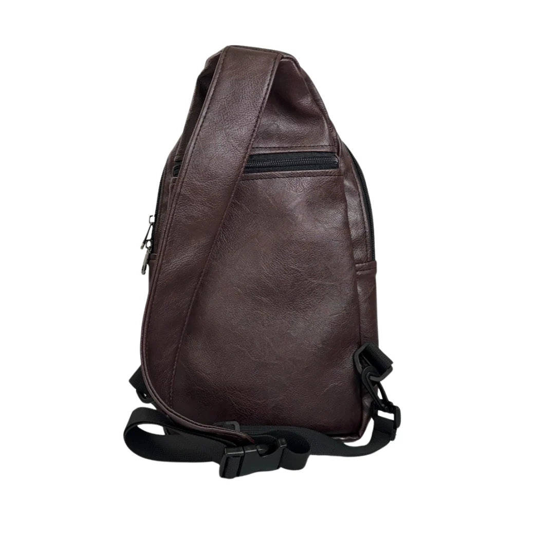 Large Vegan Leather Crossbody Sling Bag | Umoja - Image 13