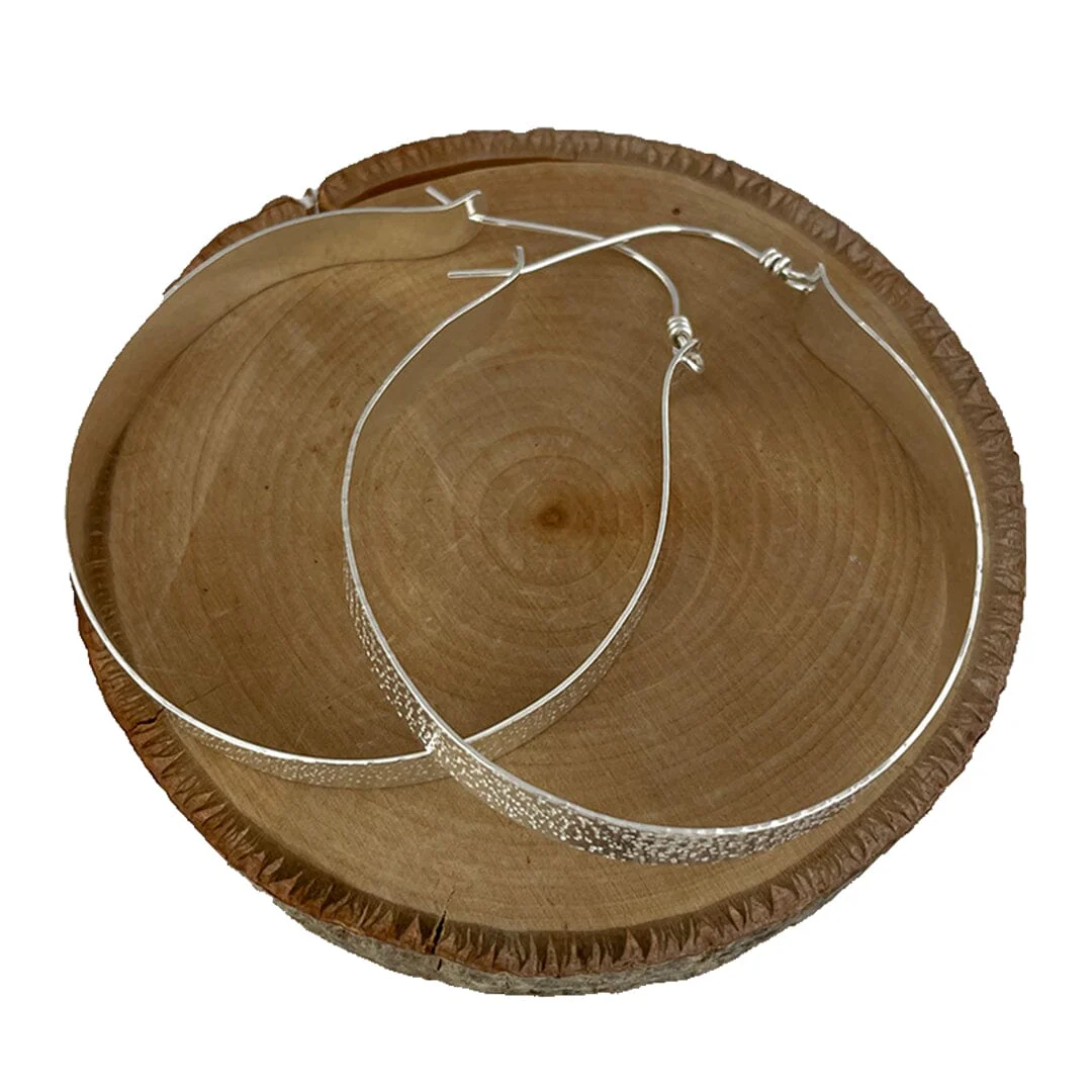 Large Wide Hoops - Image 2