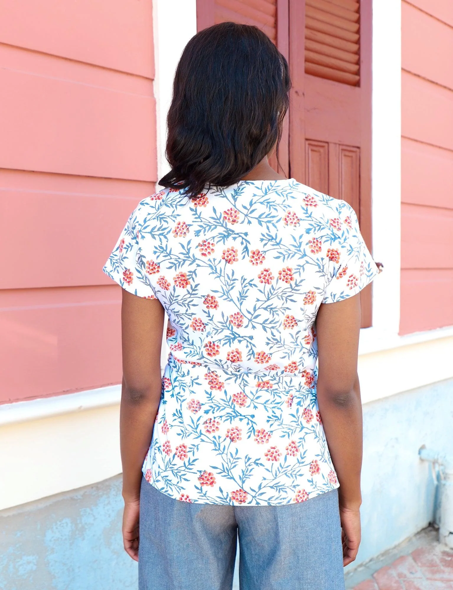 Lata Organic Wrap Top - Image 3