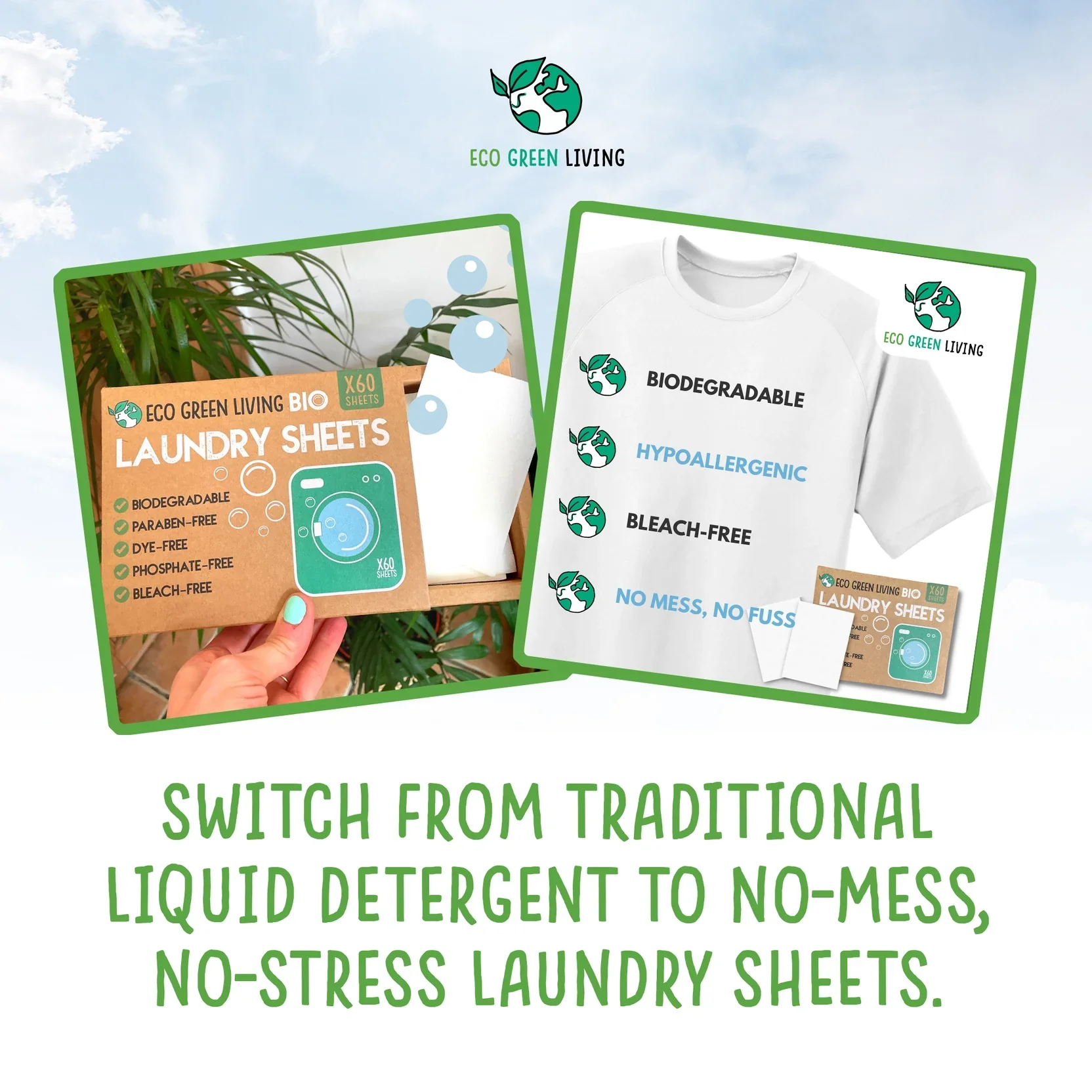 Laundry Detergent Sheets x 60 (Fragrance-Free) - Image 7