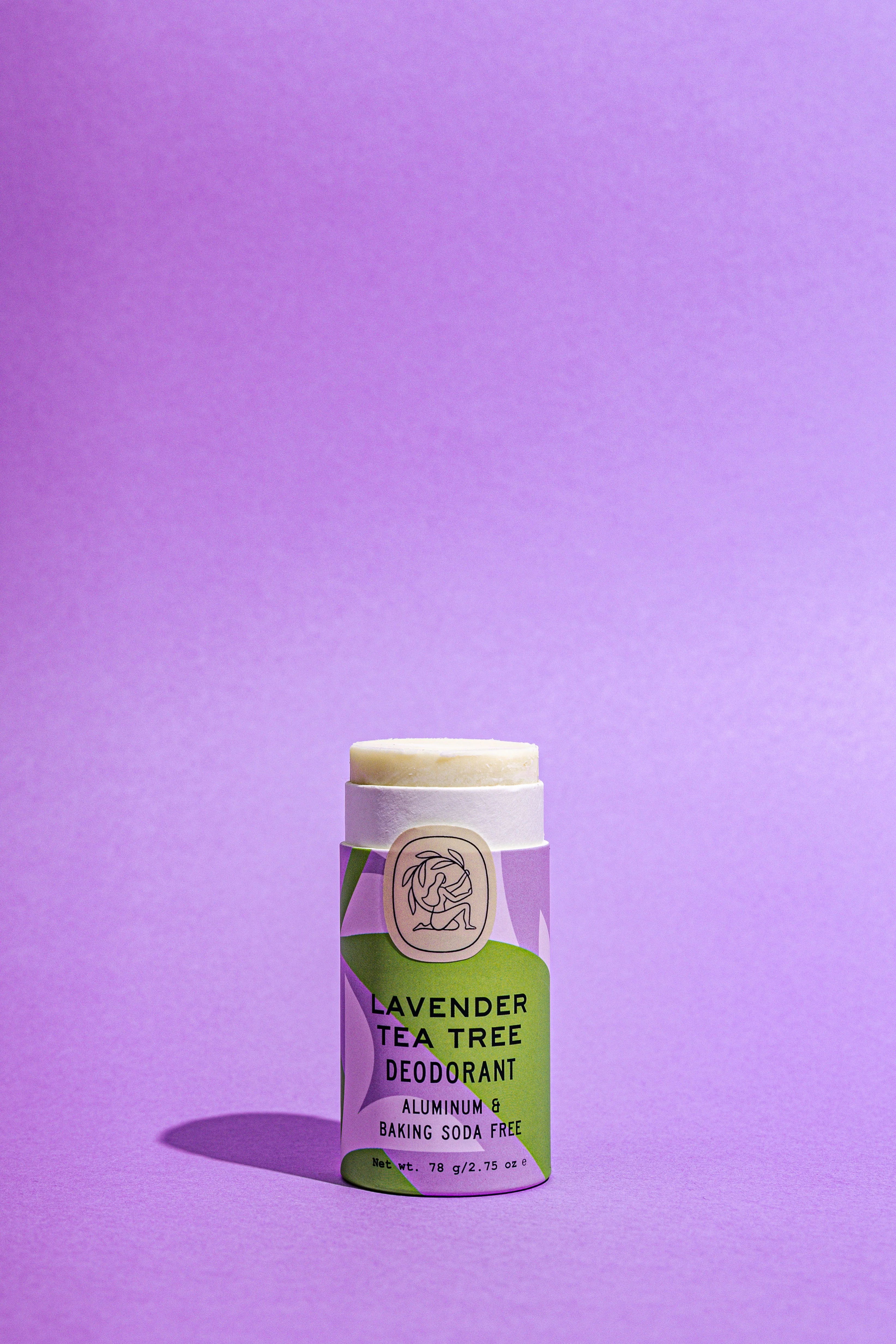 Lavender Tea Tree Deodorant Plastic-Free Tube - Image 3