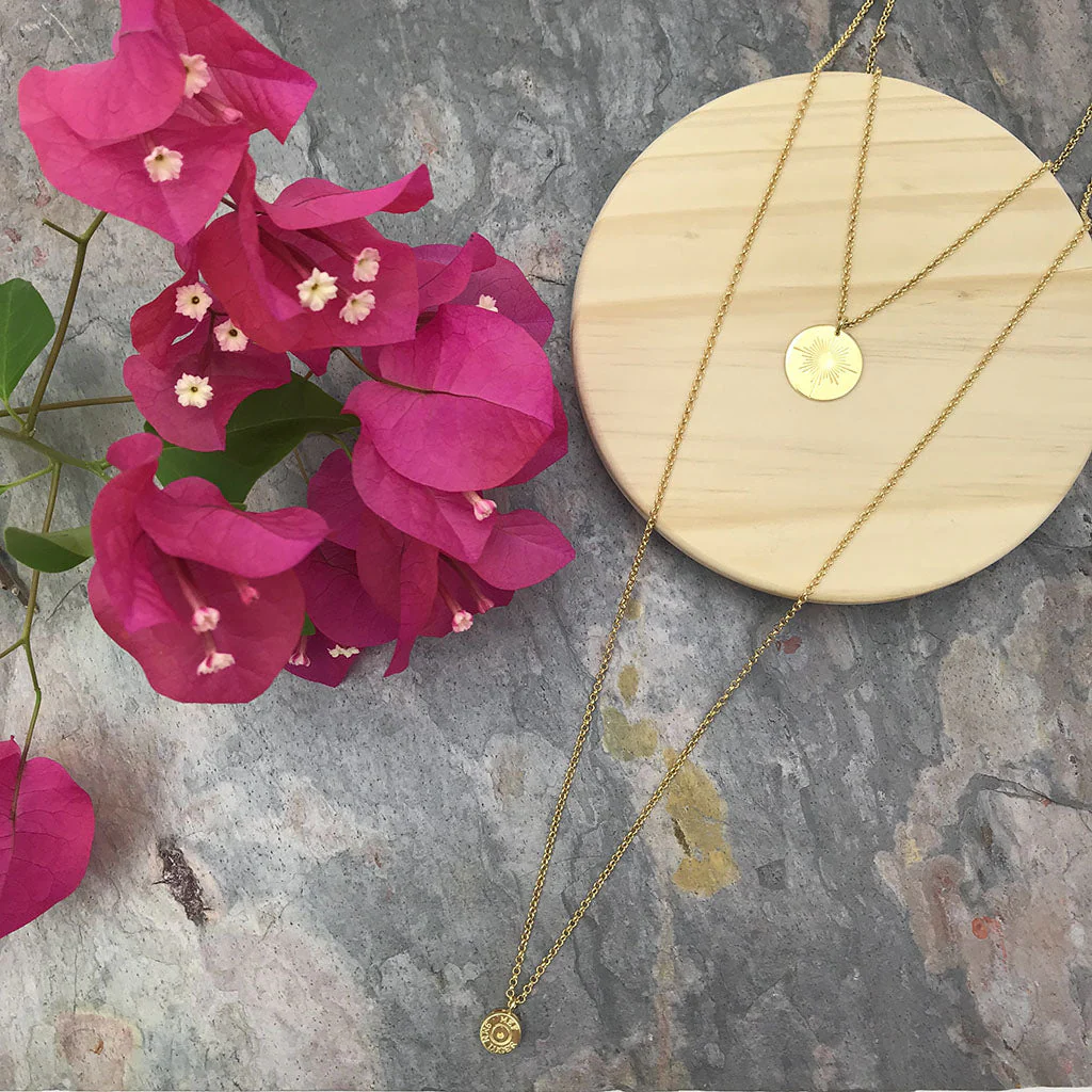 Layered North Star Bullet Necklace - Image 2