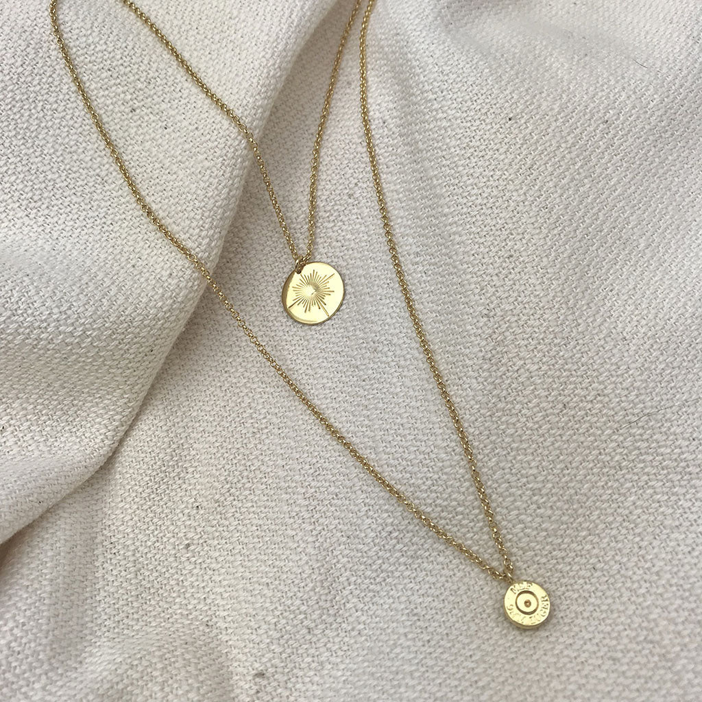 Layered North Star Bullet Necklace - Image 3