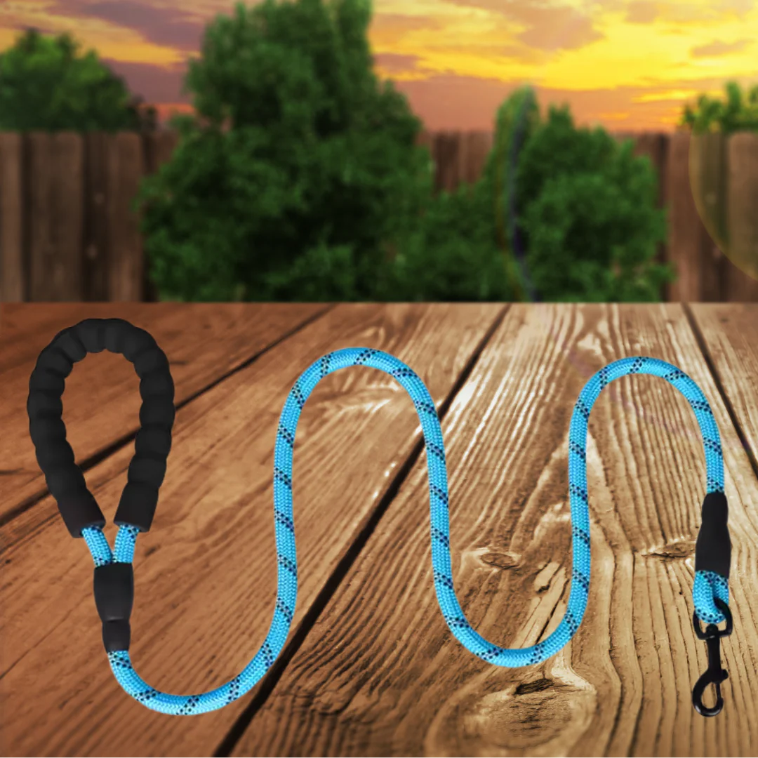 Leash: Reflective Nylon Dog Leash | 5ft | Comfort Handle | 8 Colors - Image 4
