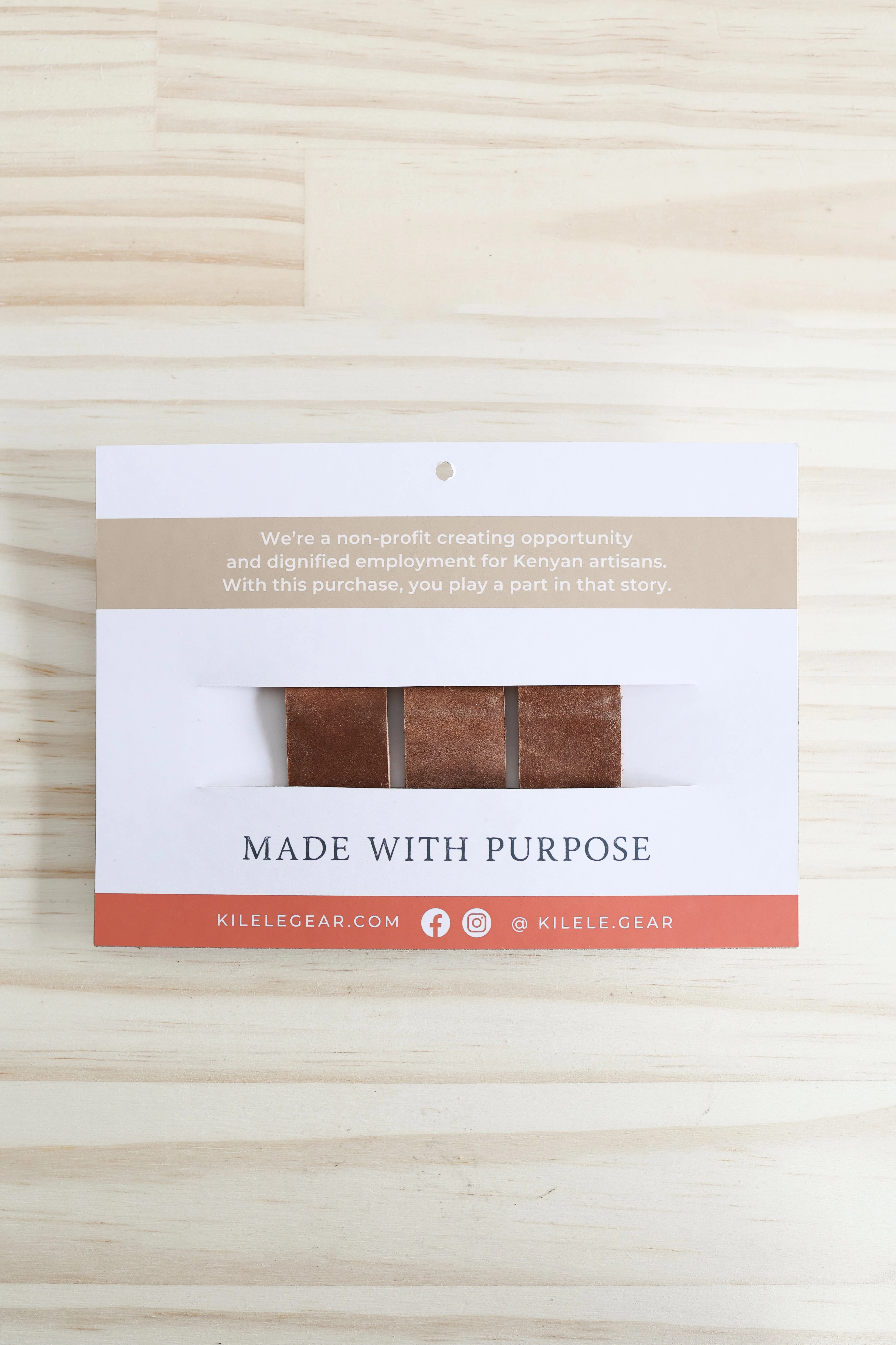 Leather Cord Keepers | set of 3 - Image 14