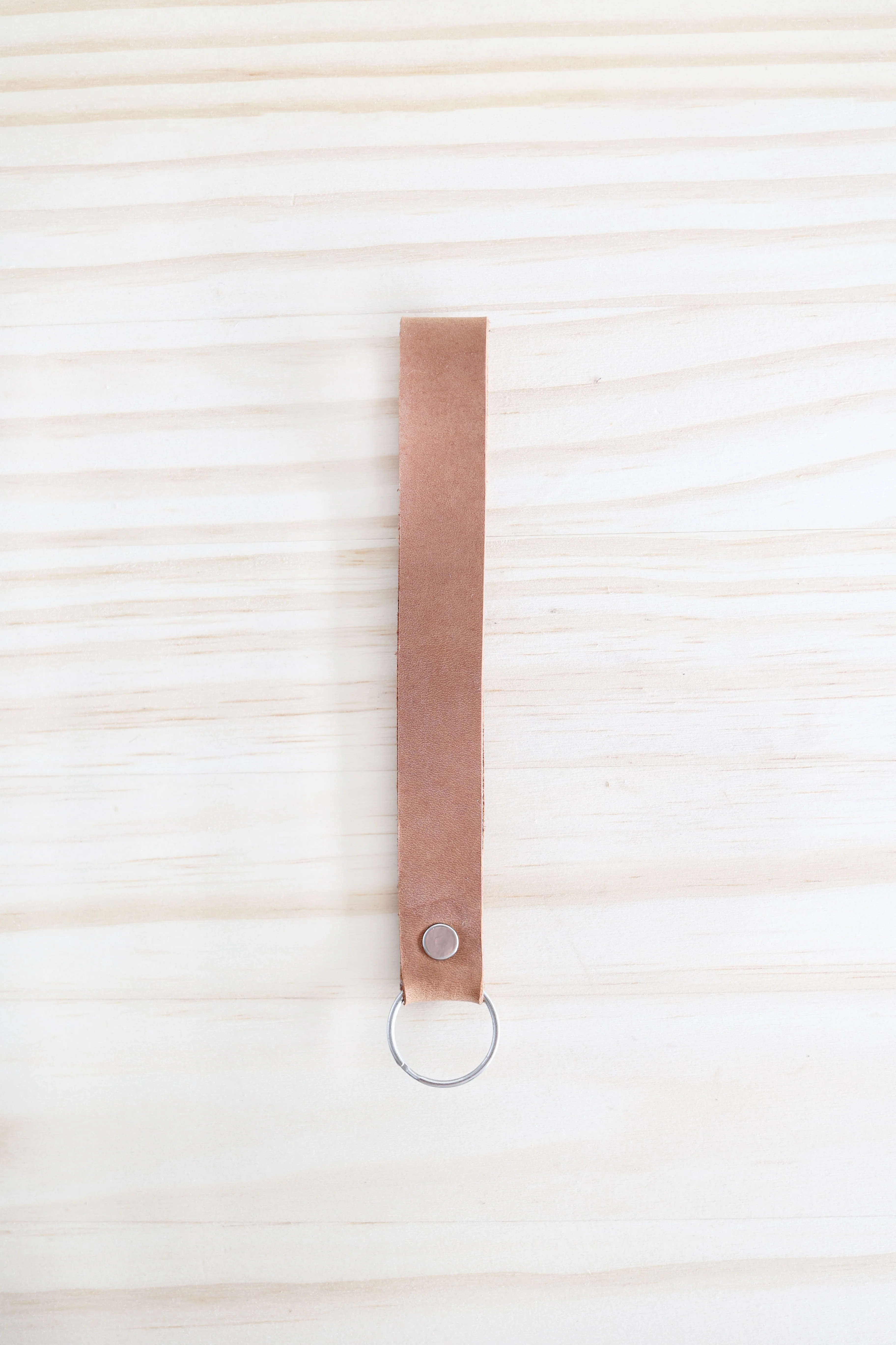 Leather Keychain Wristlet - Image 3