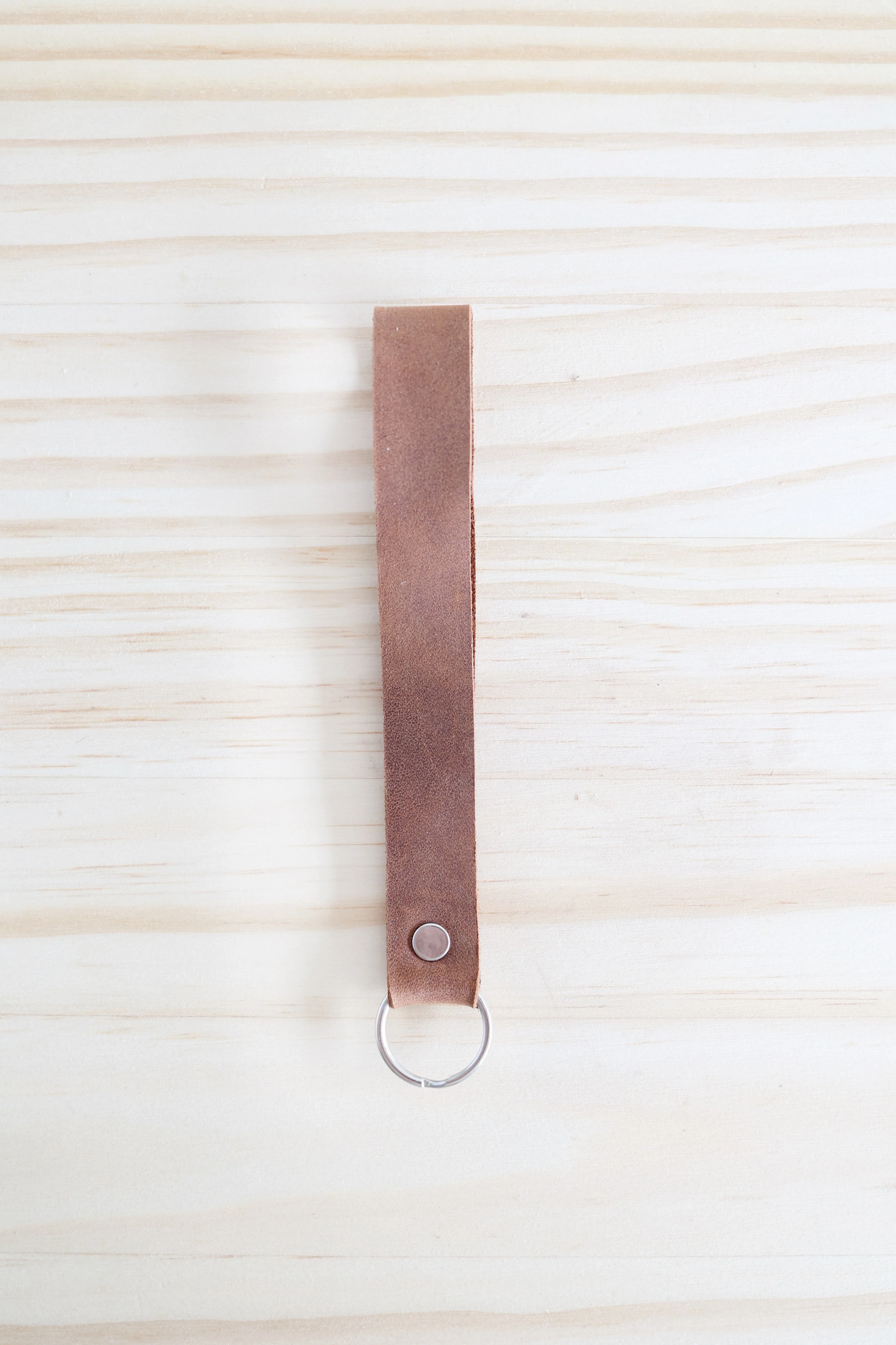 Leather Keychain Wristlet - Image 5