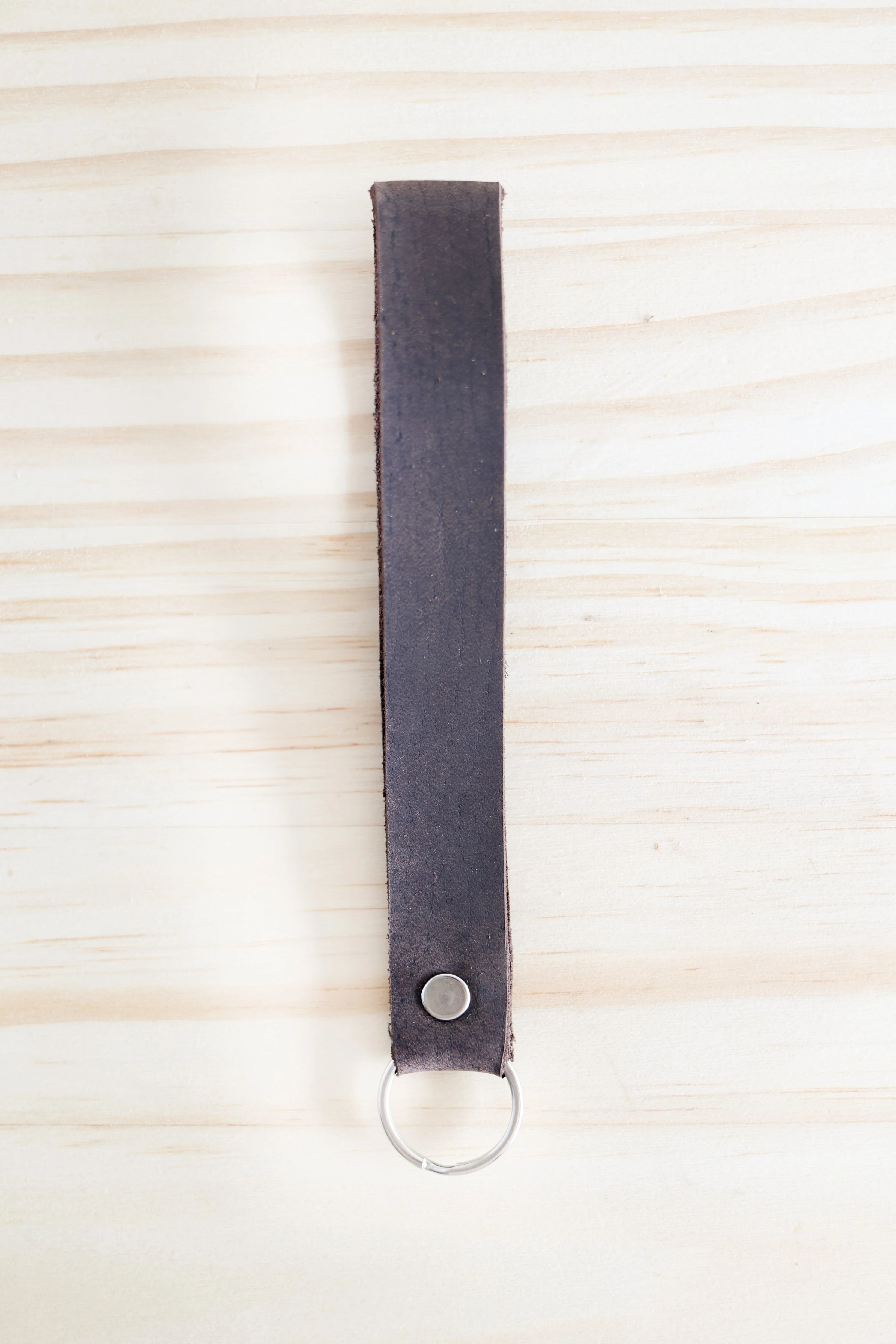 Leather Keychain Wristlet - Image 7