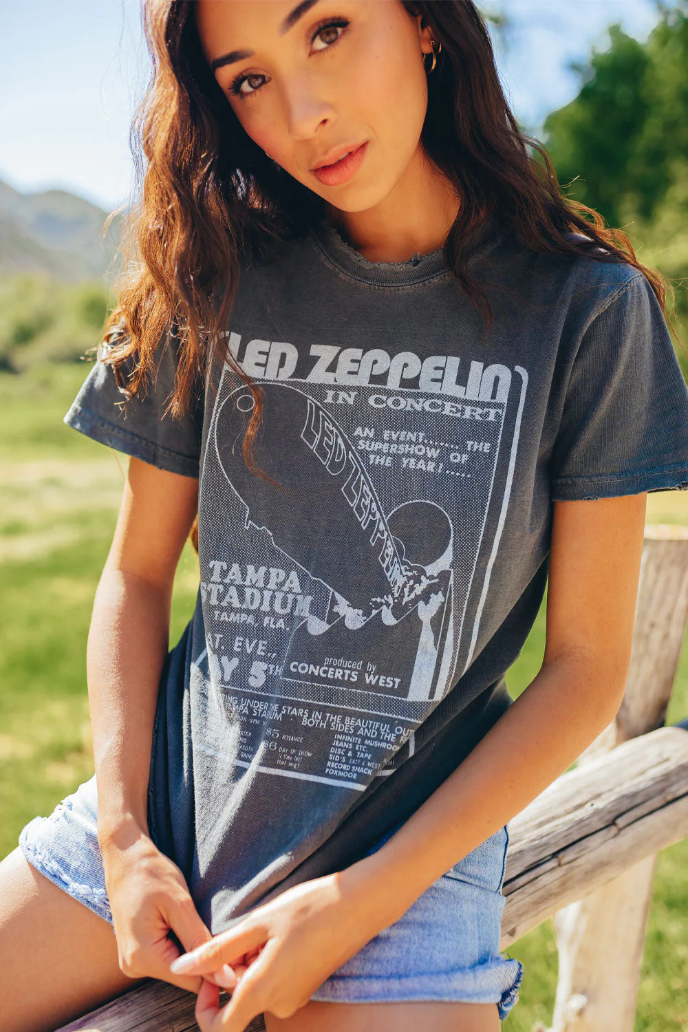 Led Zeppelin 1973 Sunkissed Tee - Image 6