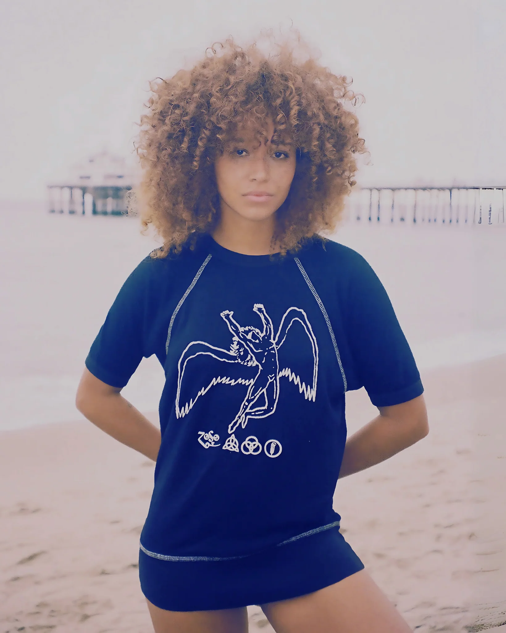 Led Zeppelin Short Sleeve Icarus Raglan - Image 5