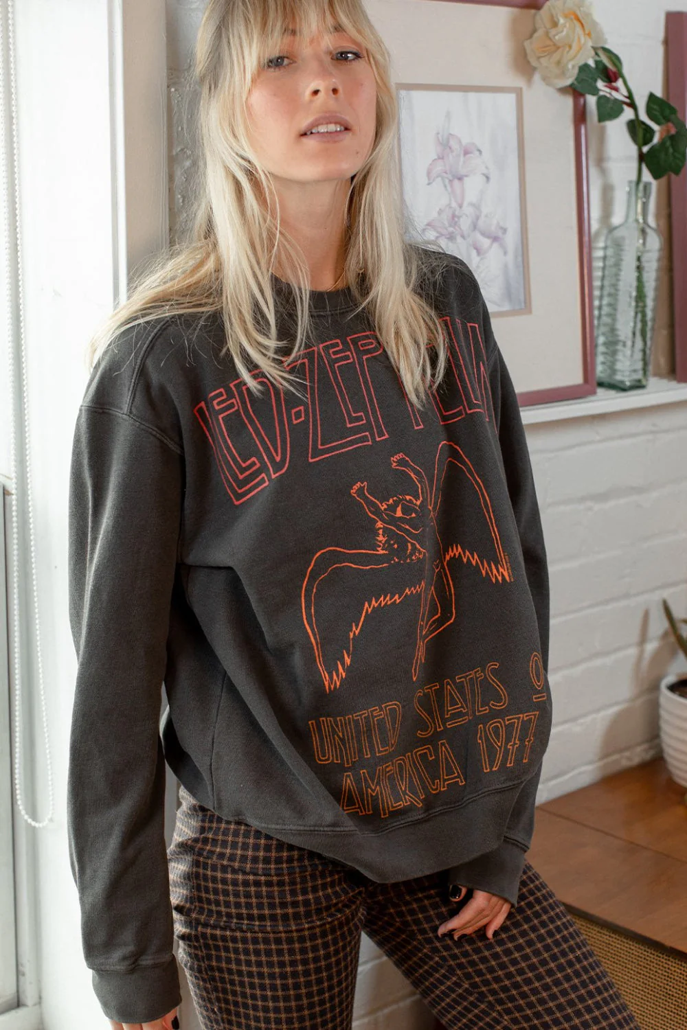 Led Zeppelin USA 1977 Sweatshirt - Image 2