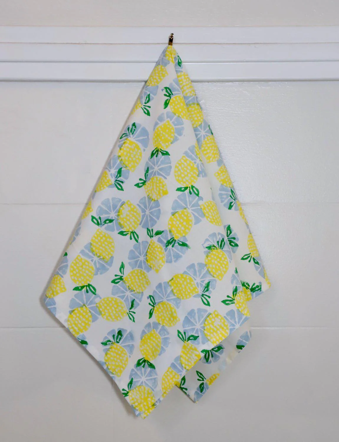 Lemon Cotton Tea Towel - Image 2