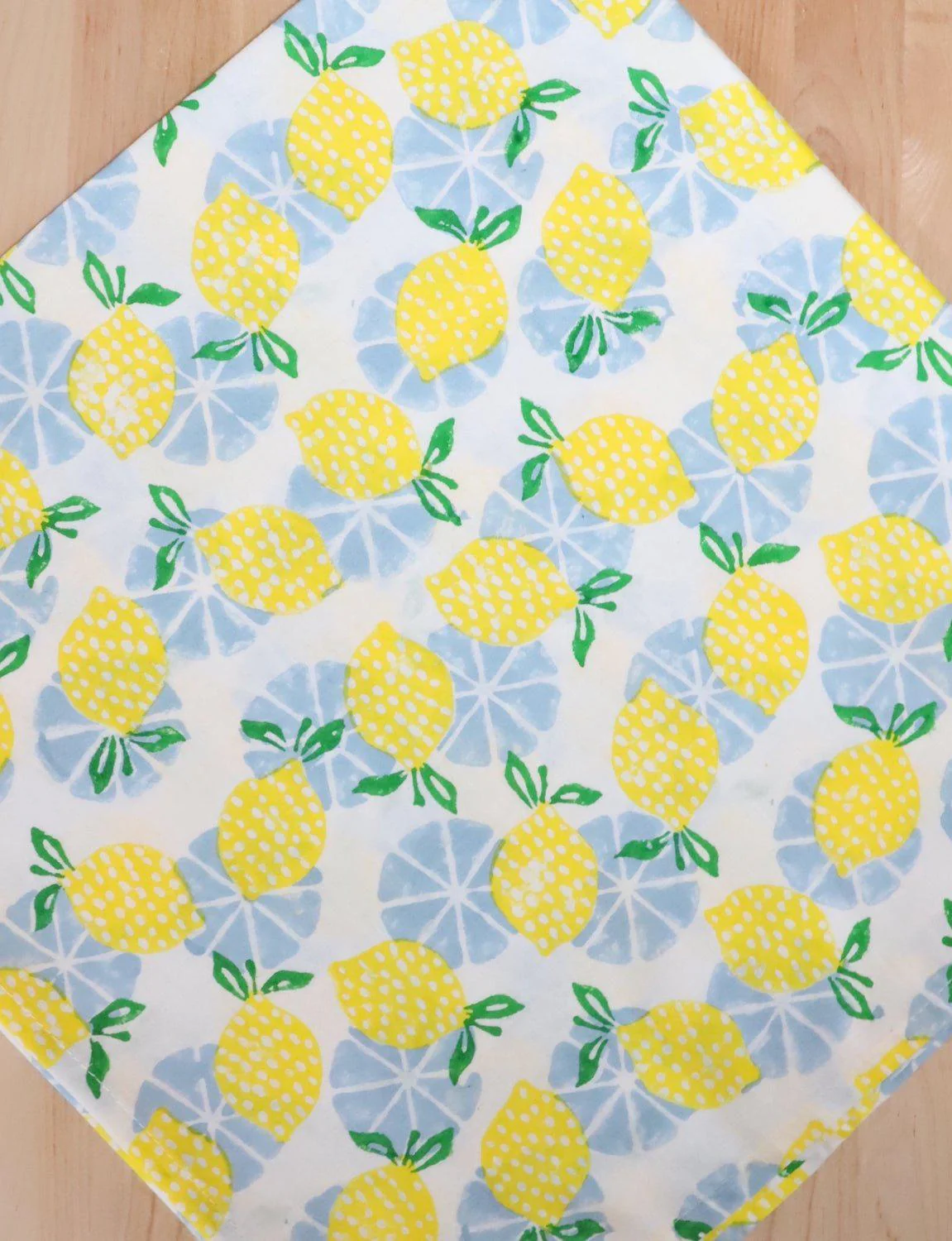 Lemon Cotton Tea Towel - Image 3