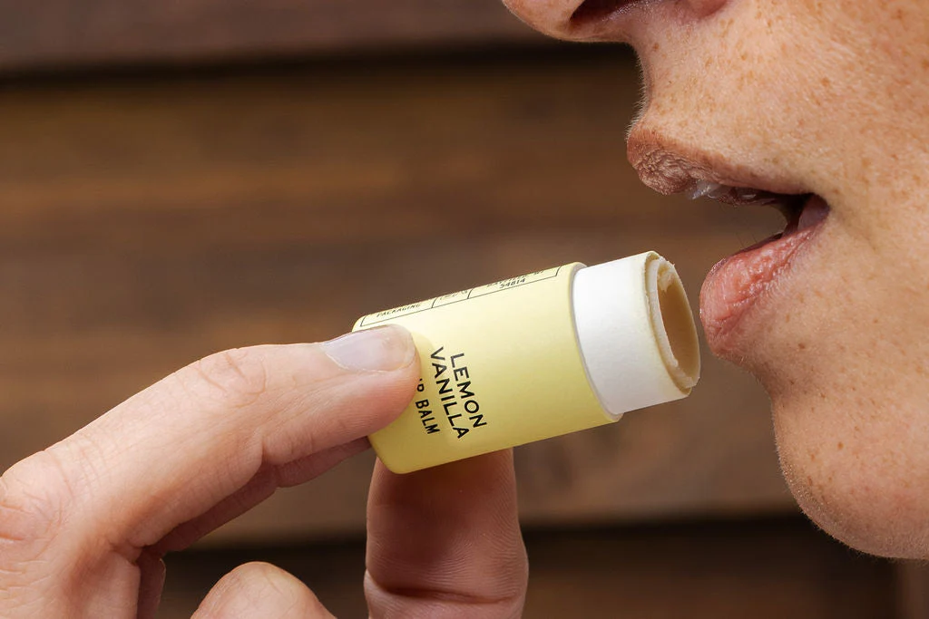 Lemon Vanilla Organic Lip Balm - Image 3