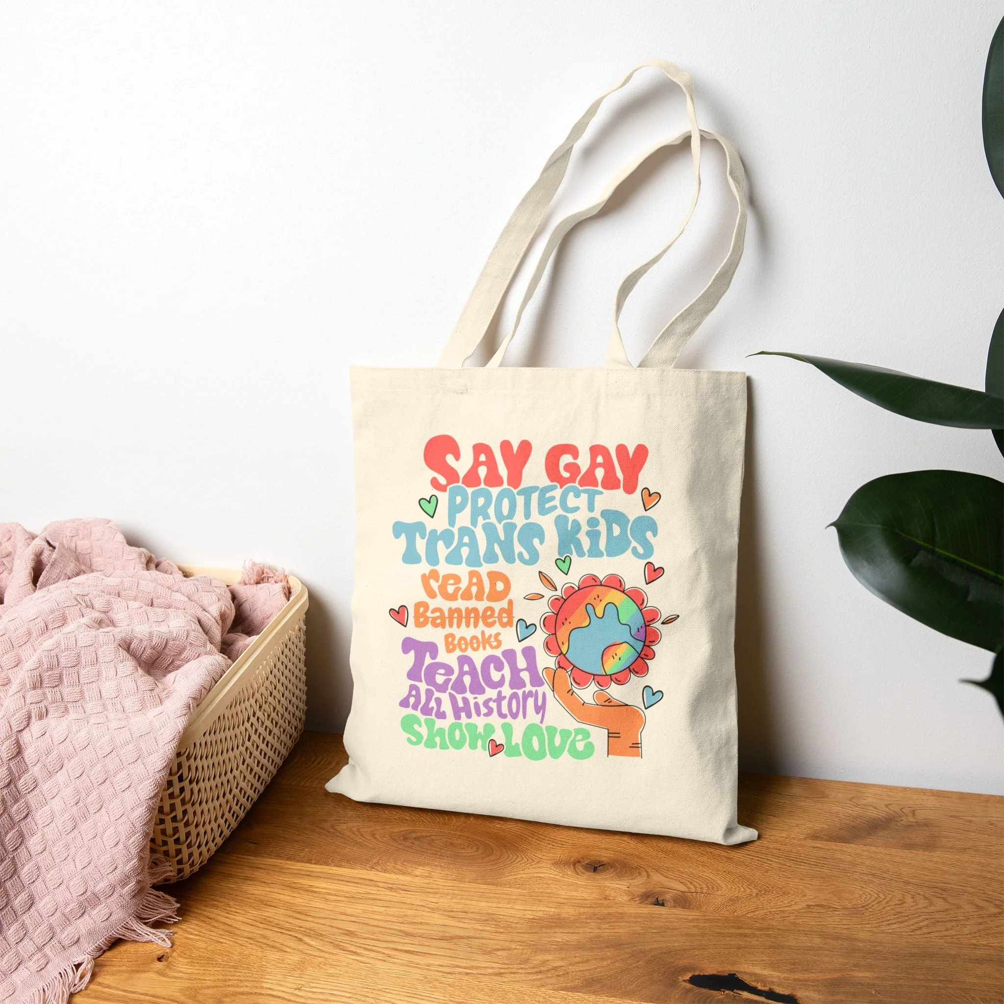 LGBTQ Social Justice Tote Bag - Image 2