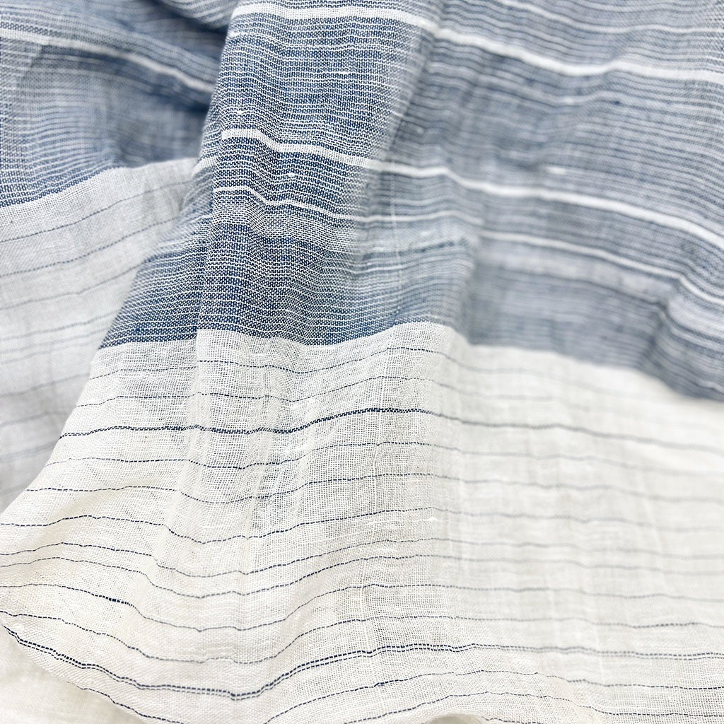 Linen Cotton Blend Wrap Scarf - Image 6