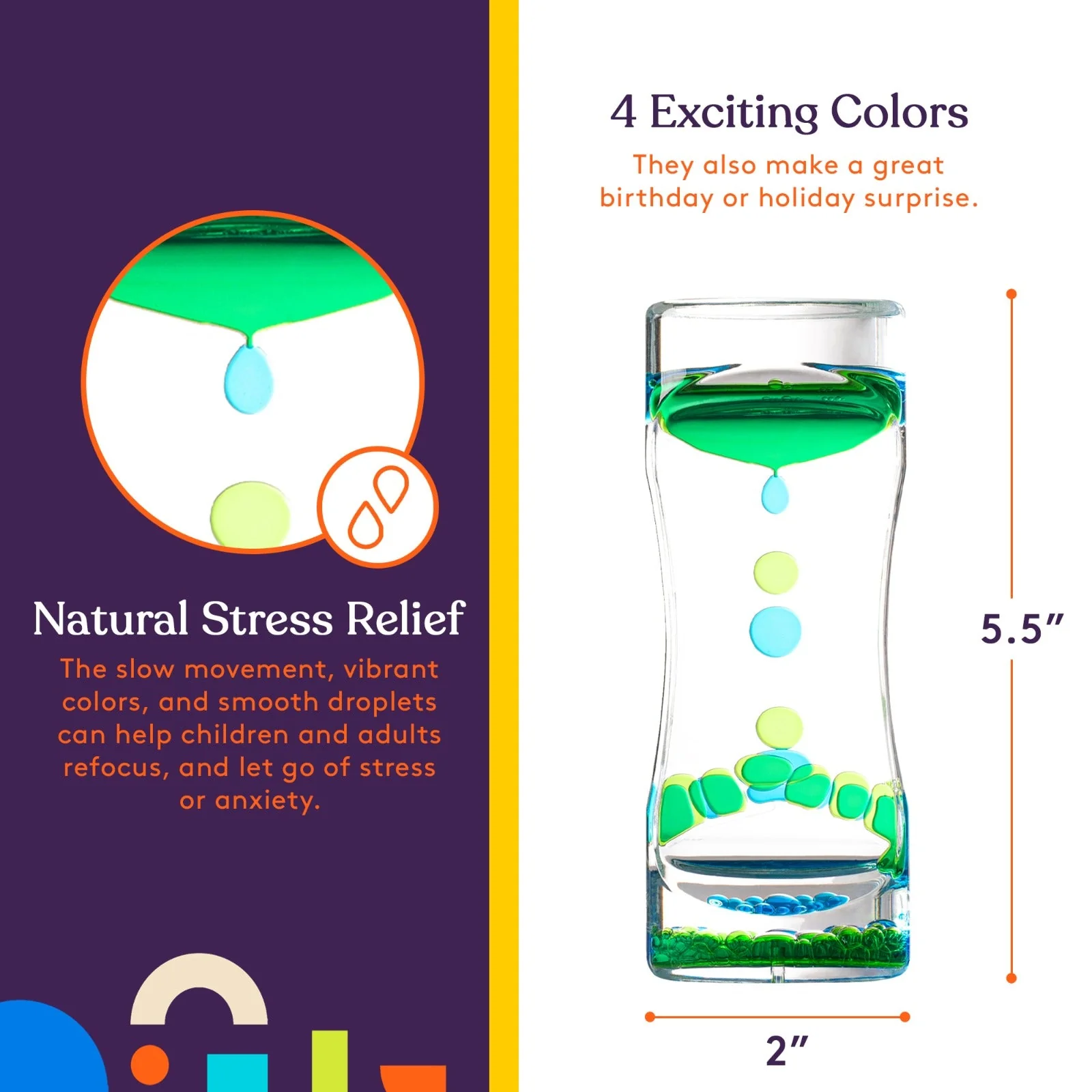 Liquid Motion Bubbler Toy (4-Pack) - Image 6