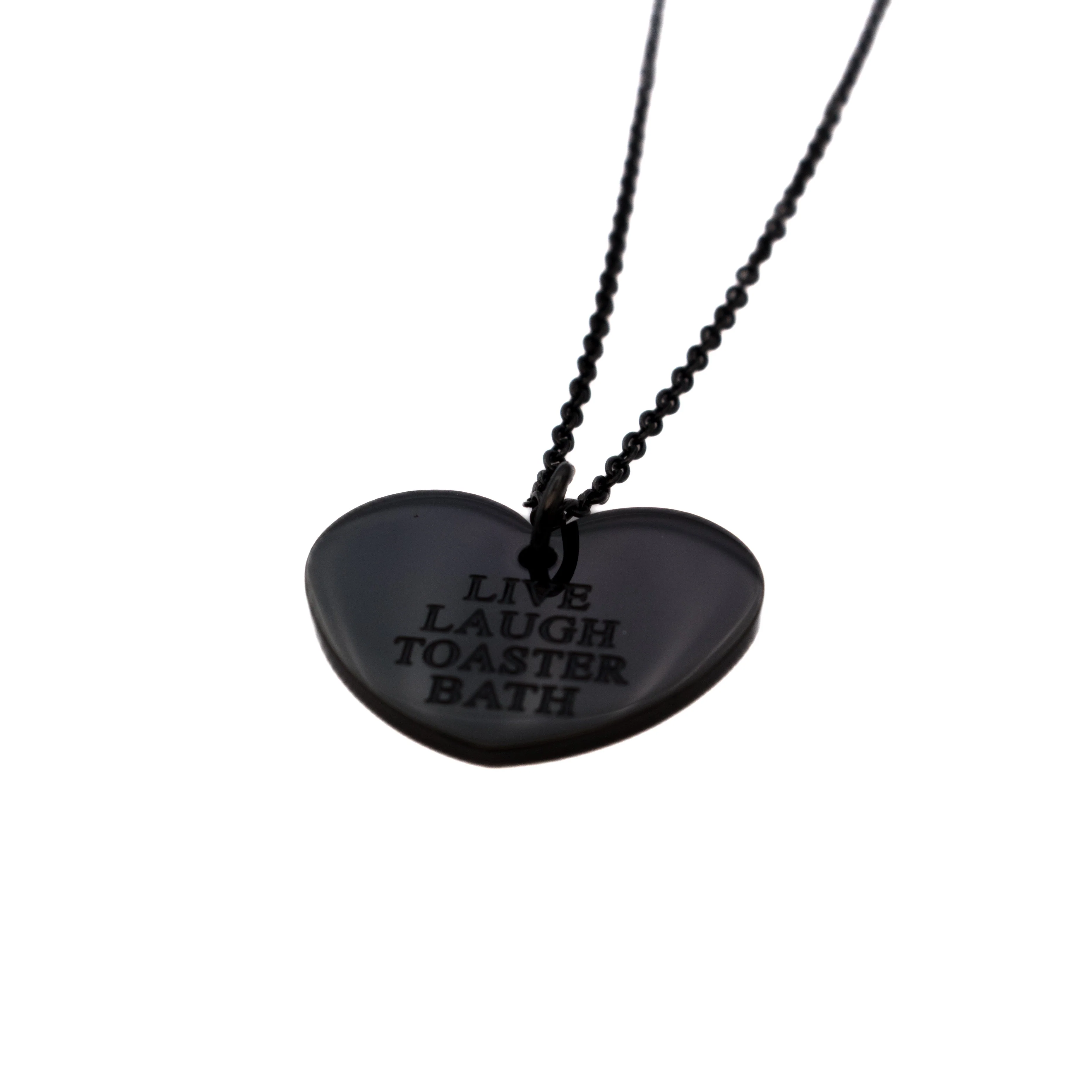 Live Laugh Toaster Bath Necklace - Image 4