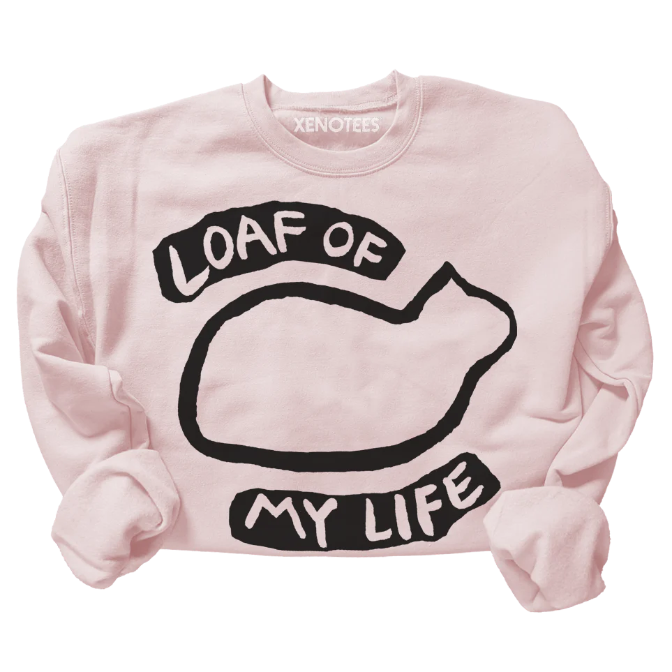 Loaf of My Life Cat Lover Crewneck Sweatshirt
