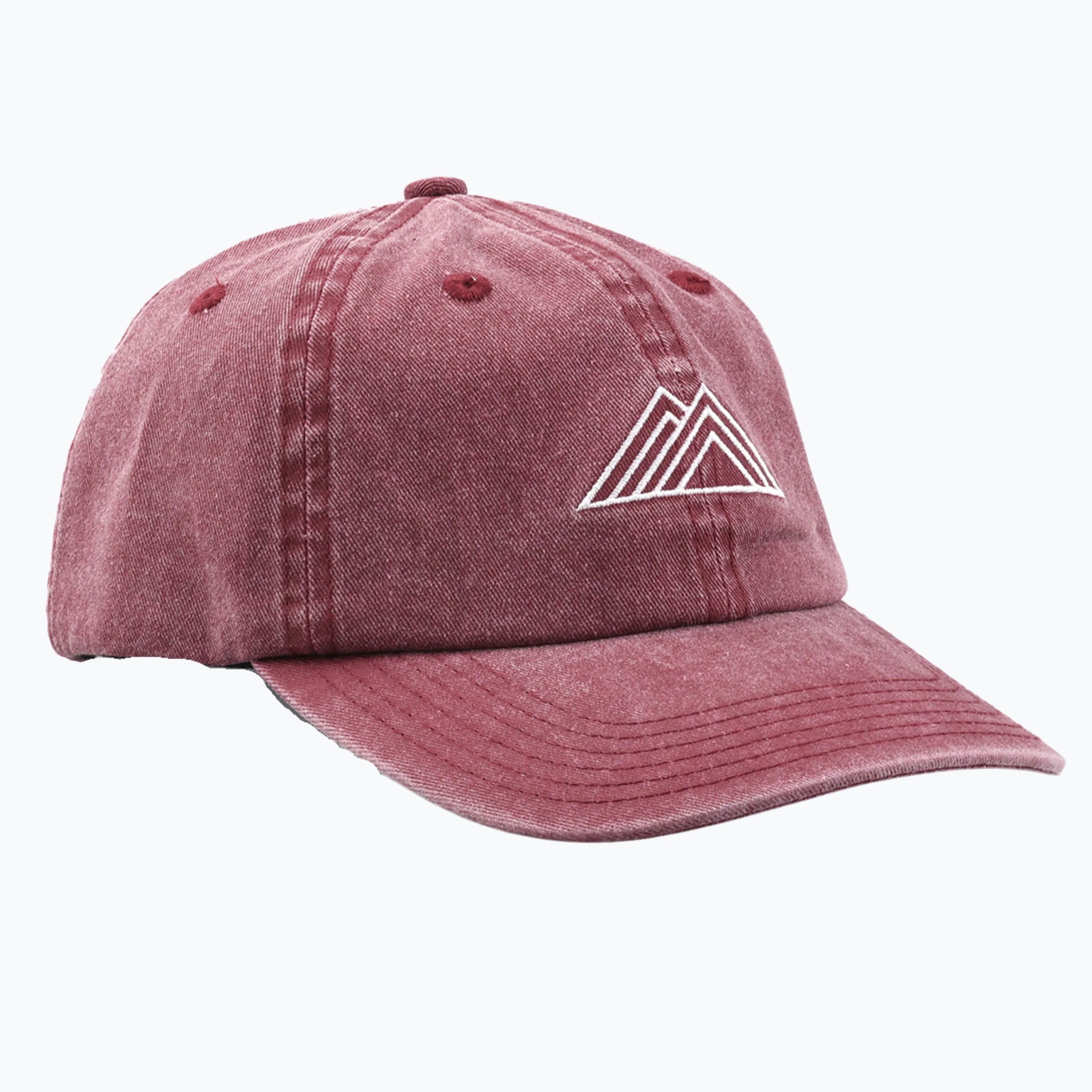 Logo Vintage Wash Dad Cap - Maroon - Image 2