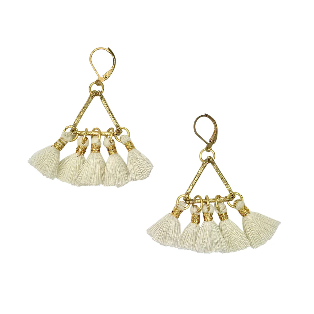 Lola Fan Earrings - Image 2