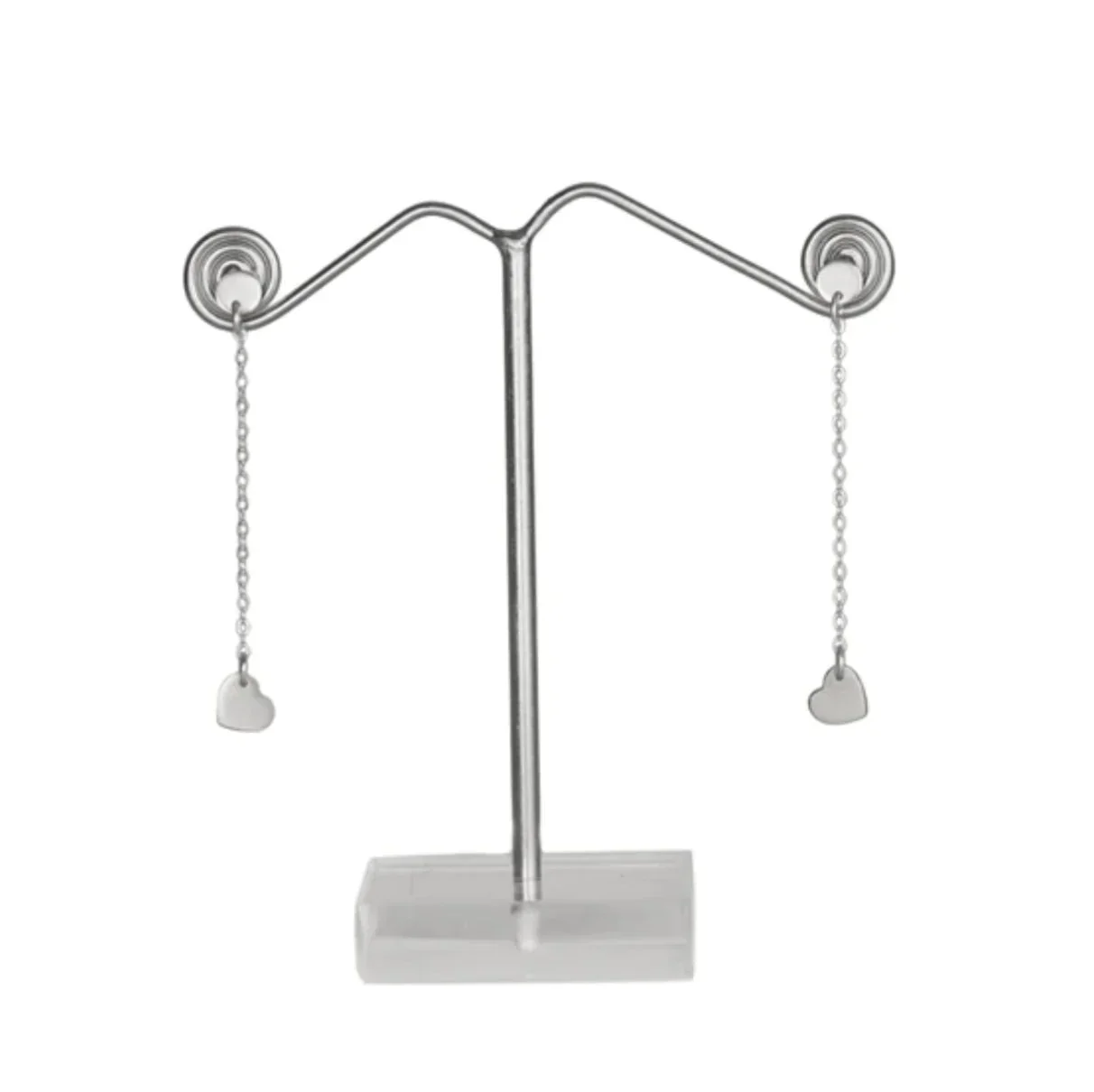 Long Heart Earrings - Image 2