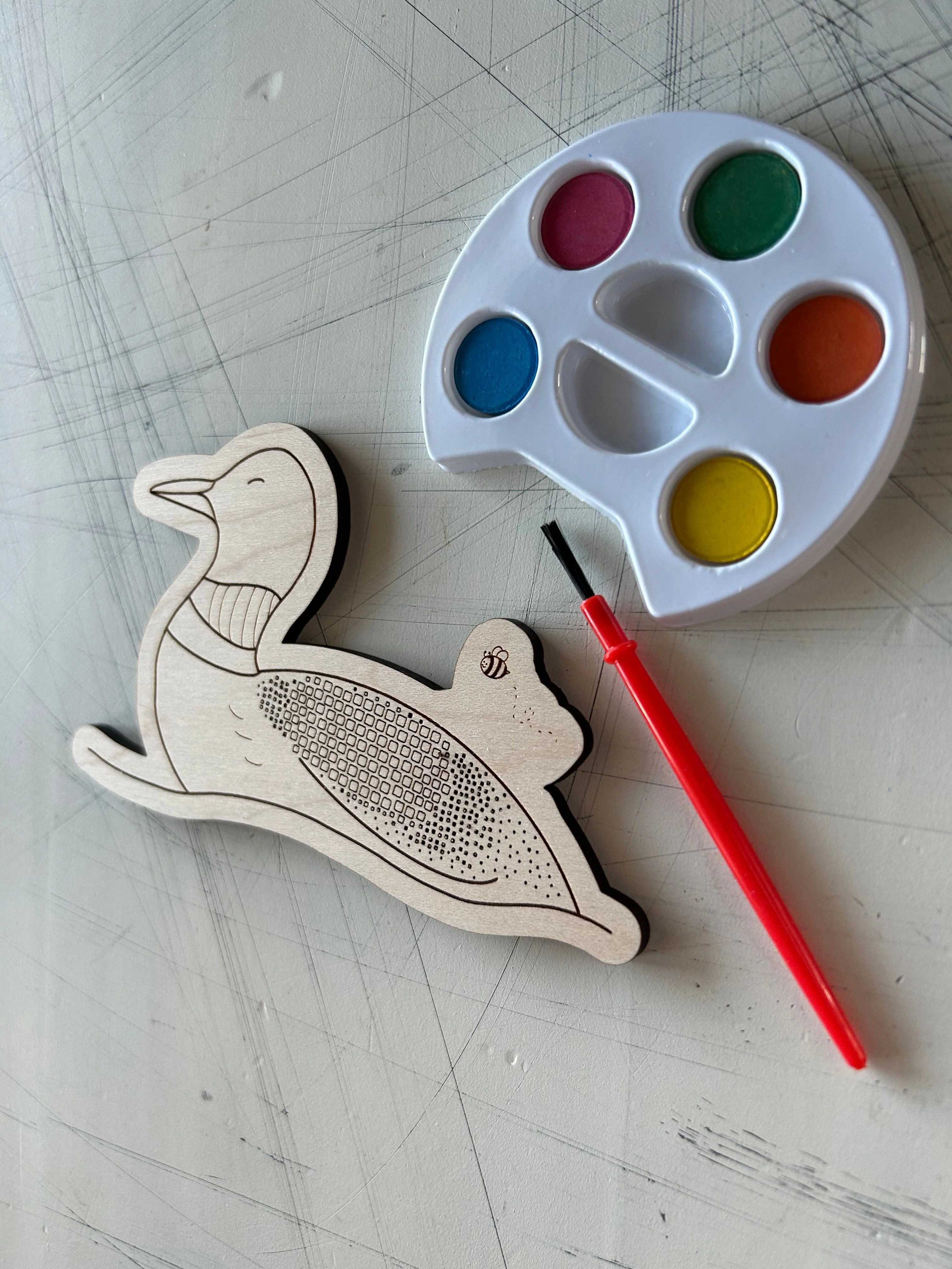 Loon Watercolor Craft Kit - Image 4