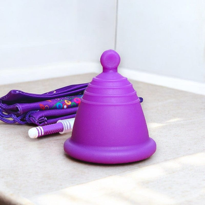 Low Cervix MeLuna Menstrual Cup -Me Luna- Ball Handle, Shorty, Classic - Image 3
