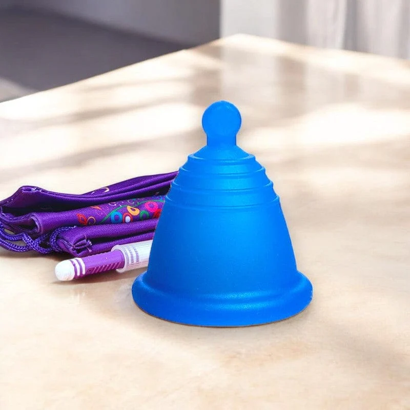 Low Cervix MeLuna Menstrual Cup -Me Luna- Ball Handle, Shorty, Classic - Image 5