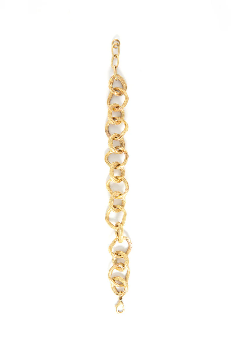 Luxe Brass Chunky Chain Bracelet - Image 4