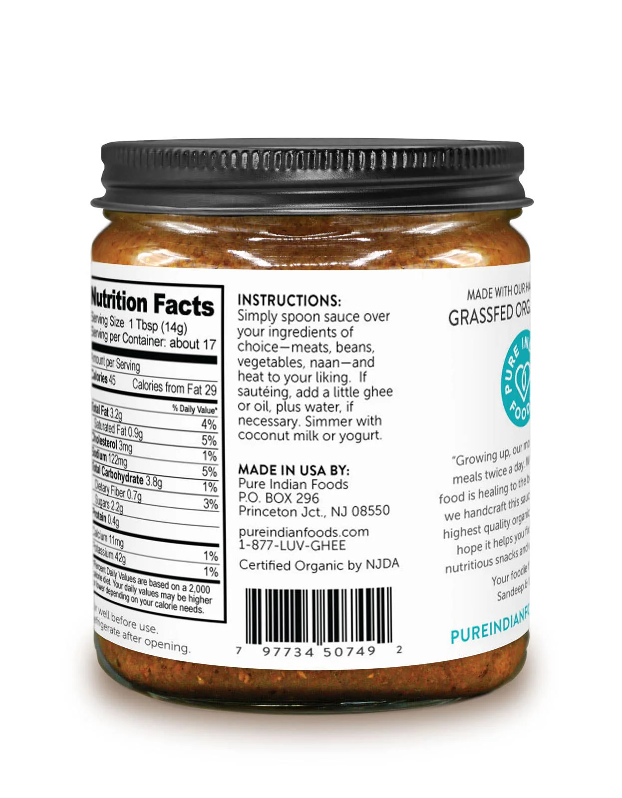 Madras Curry Simmer Sauce, Organic - Image 3
