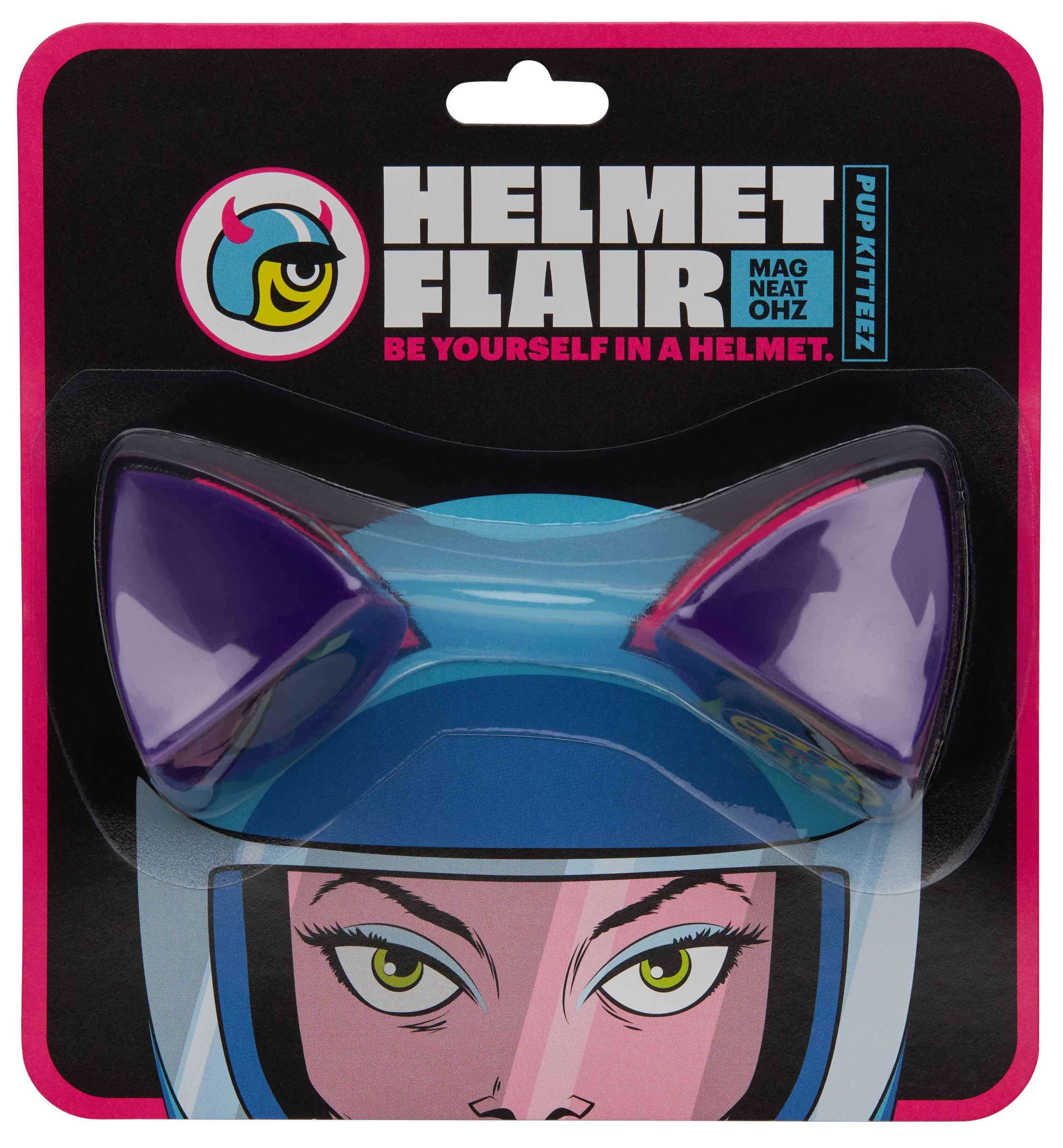 MagNeatOhz: Cat Ears for Helmet Purple - Image 4