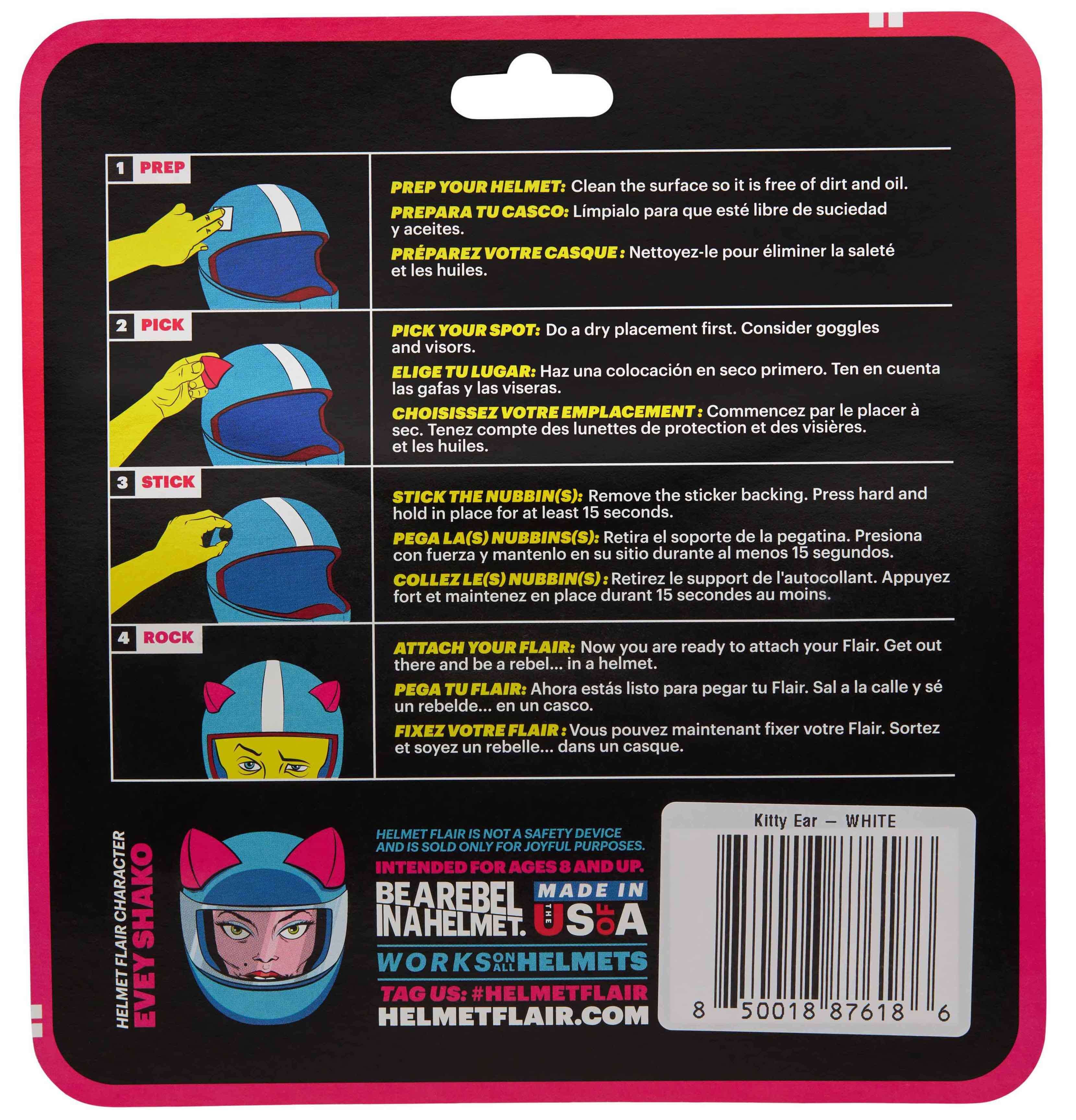 MagNeatOhz: Cat Ears for Helmet Purple - Image 5