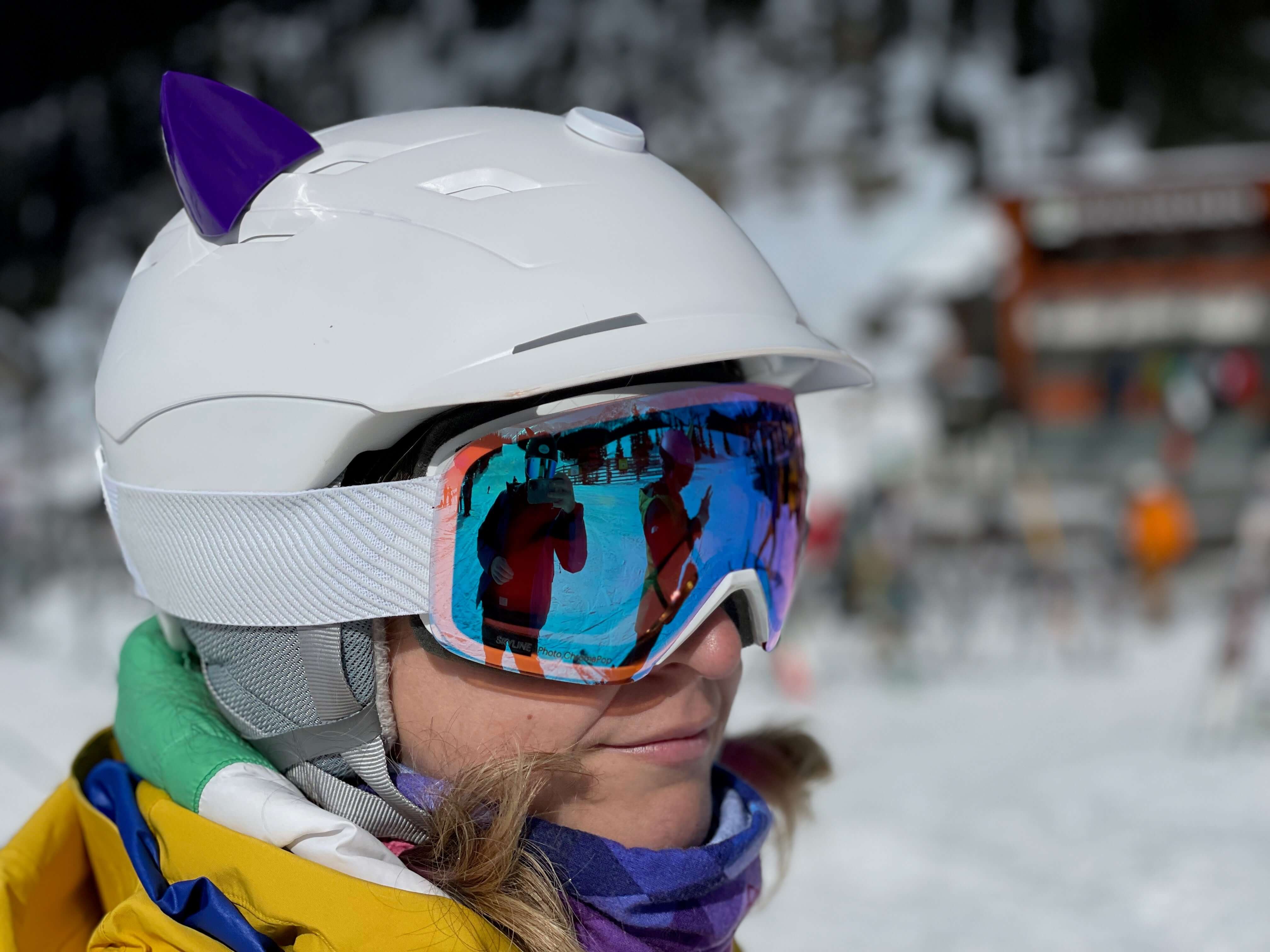 MagNeatOhz: Cat Ears for Helmet Purple - Image 9