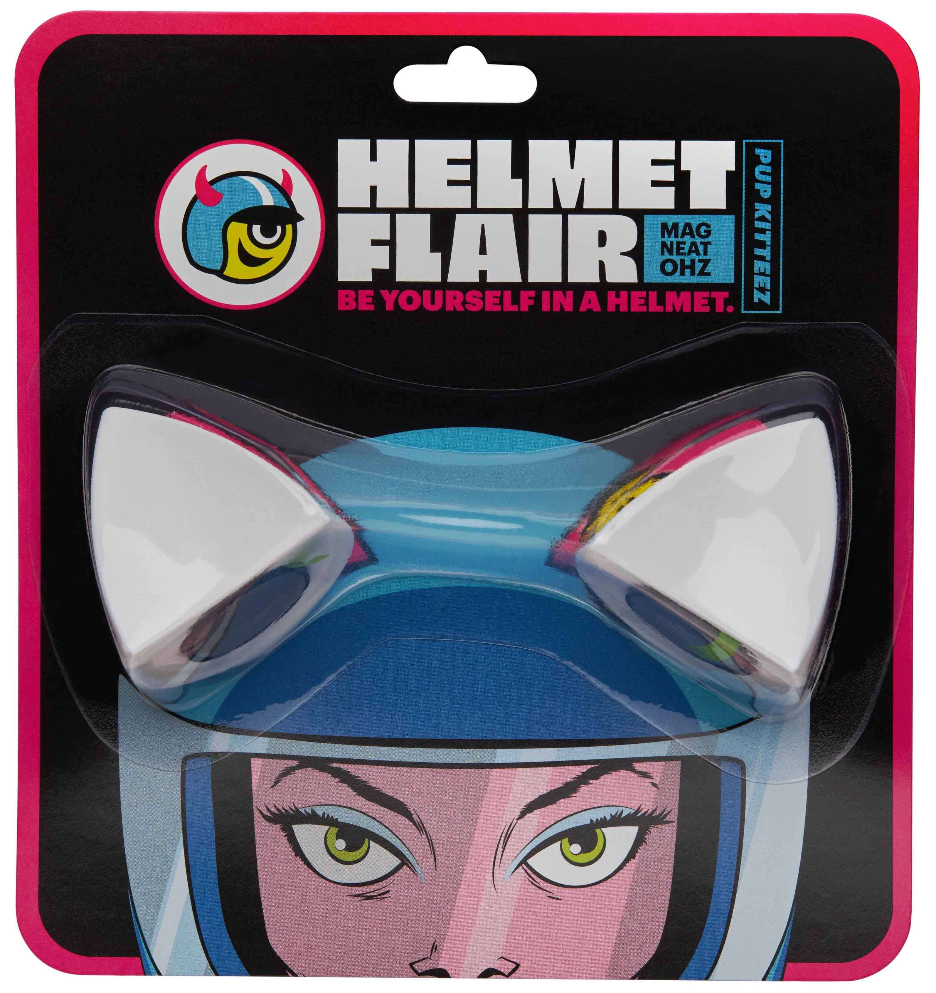 MagNeatOhz: Cat Ears for Helmet White - Image 4
