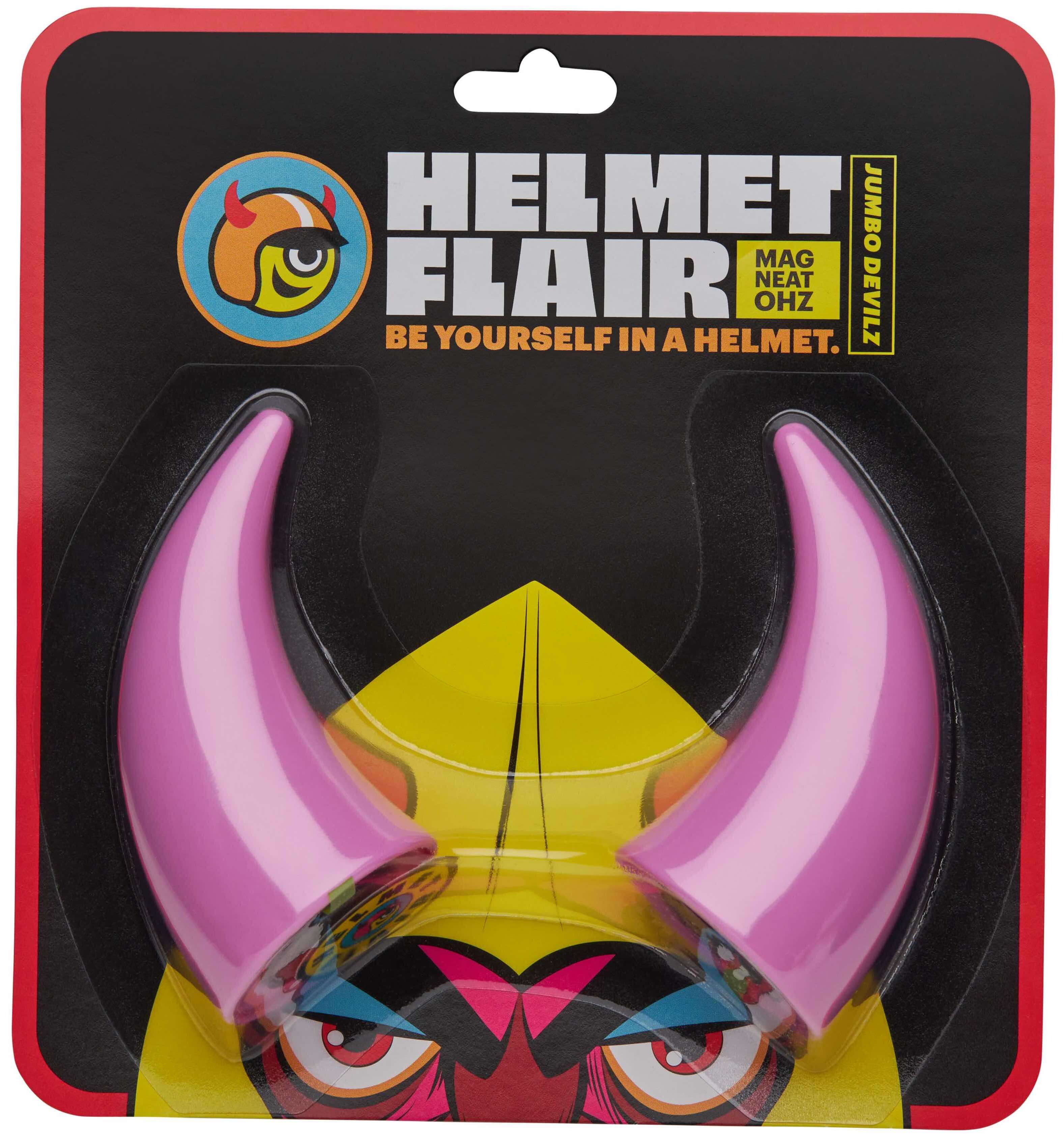 MagNeatOhz: Large Pink Devil Horns for Helmet - Image 4